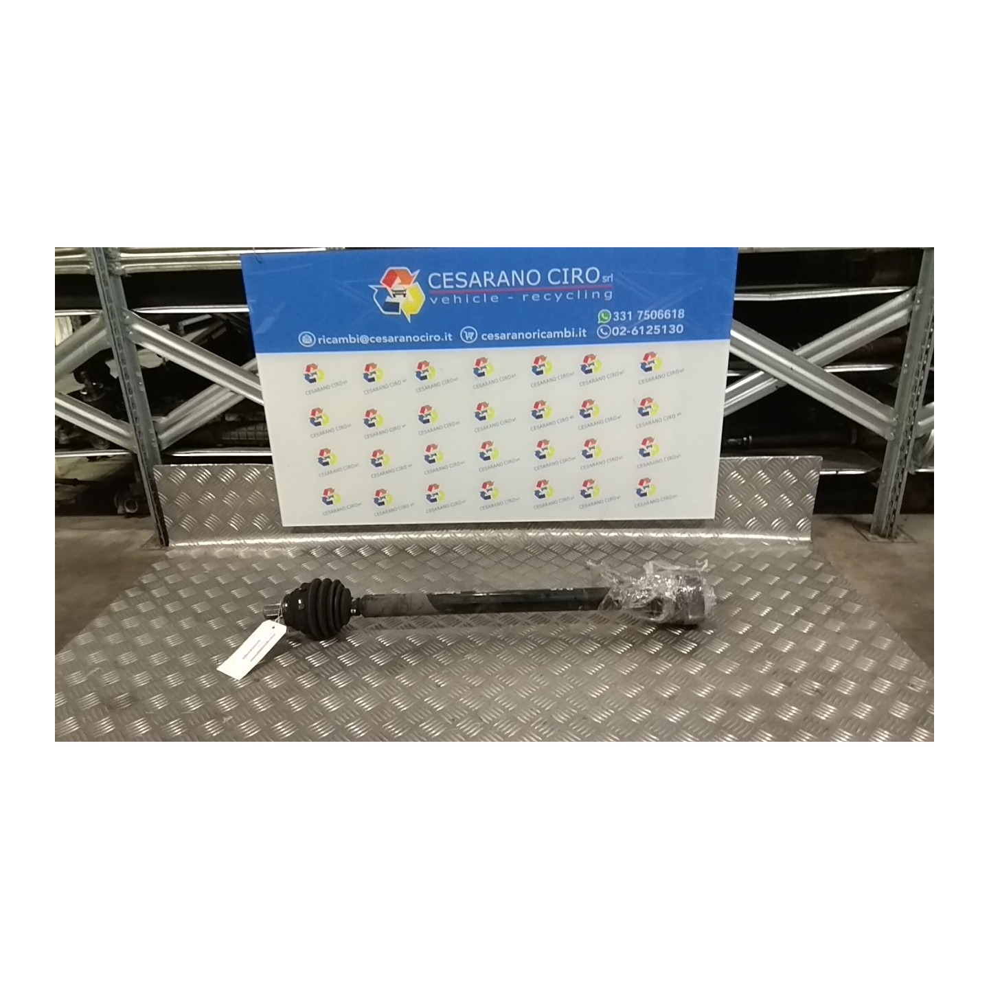 SEMIALBERO ANT. COMPL. DX. 077 VOLKSWAGEN GOLF (1K) (10/03-12/09) BSE 1K0407272JT