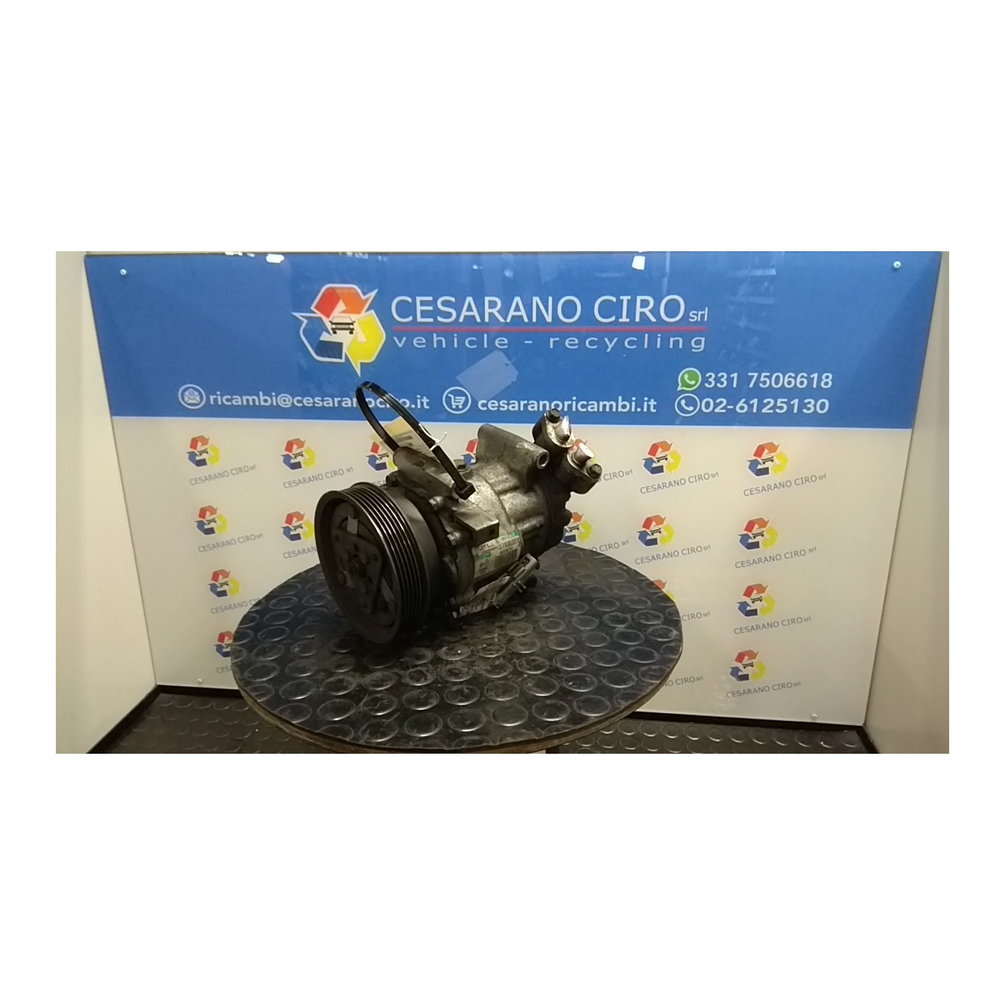 COMPRESSORE A/C 012 RENAULT CLIO 3A SERIE (07/05-05/09) K9KM7 8200651251