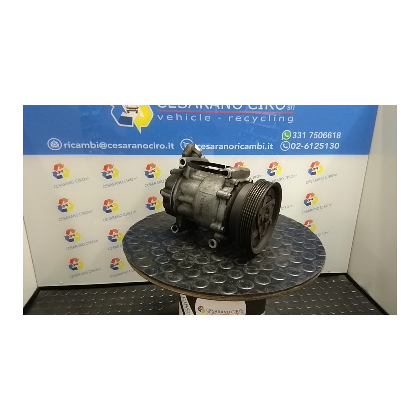 COMPRESSORE A/C 012 RENAULT CLIO 3A SERIE (07/05-05/09) K9KM7 8200651251