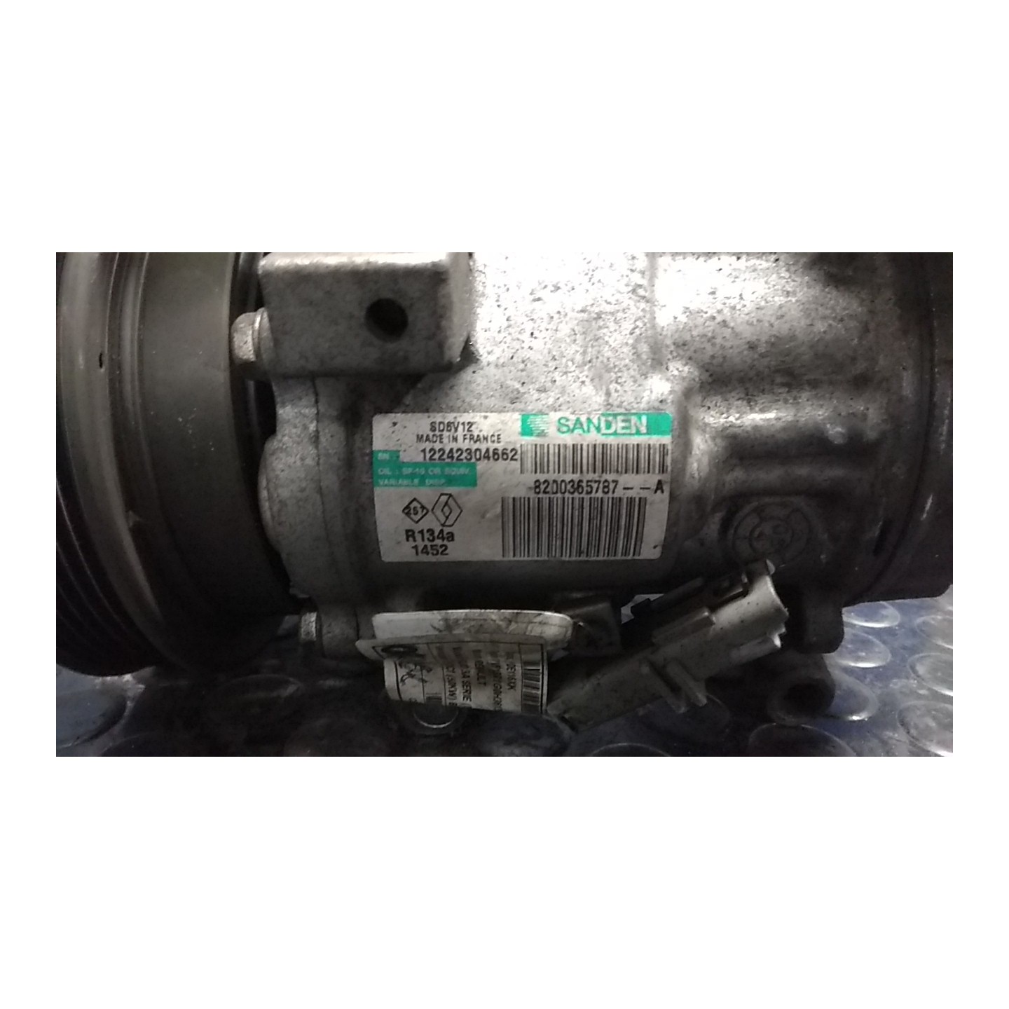 COMPRESSORE A/C 012 RENAULT CLIO 3A SERIE (07/05-05/09) K9KM7 8200651251