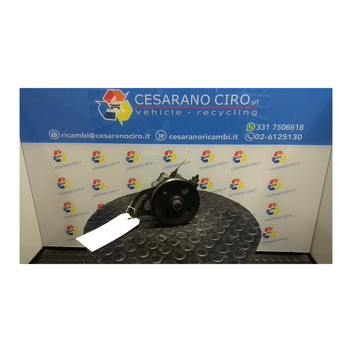 POMPA SERVOSTERZO 030 CHEVROLET (DAEWOO) KALOS (T200) (09/02-01/05) B12S1 96398991