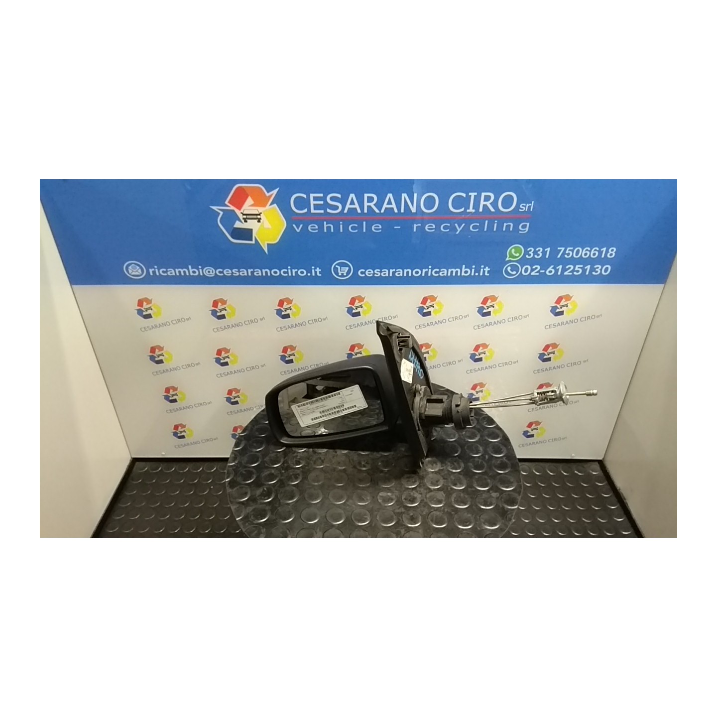 RETROVISORE EST. SX. 111 FIAT PANDA (2Q) (09/03-12/10) 187A1000 735357191