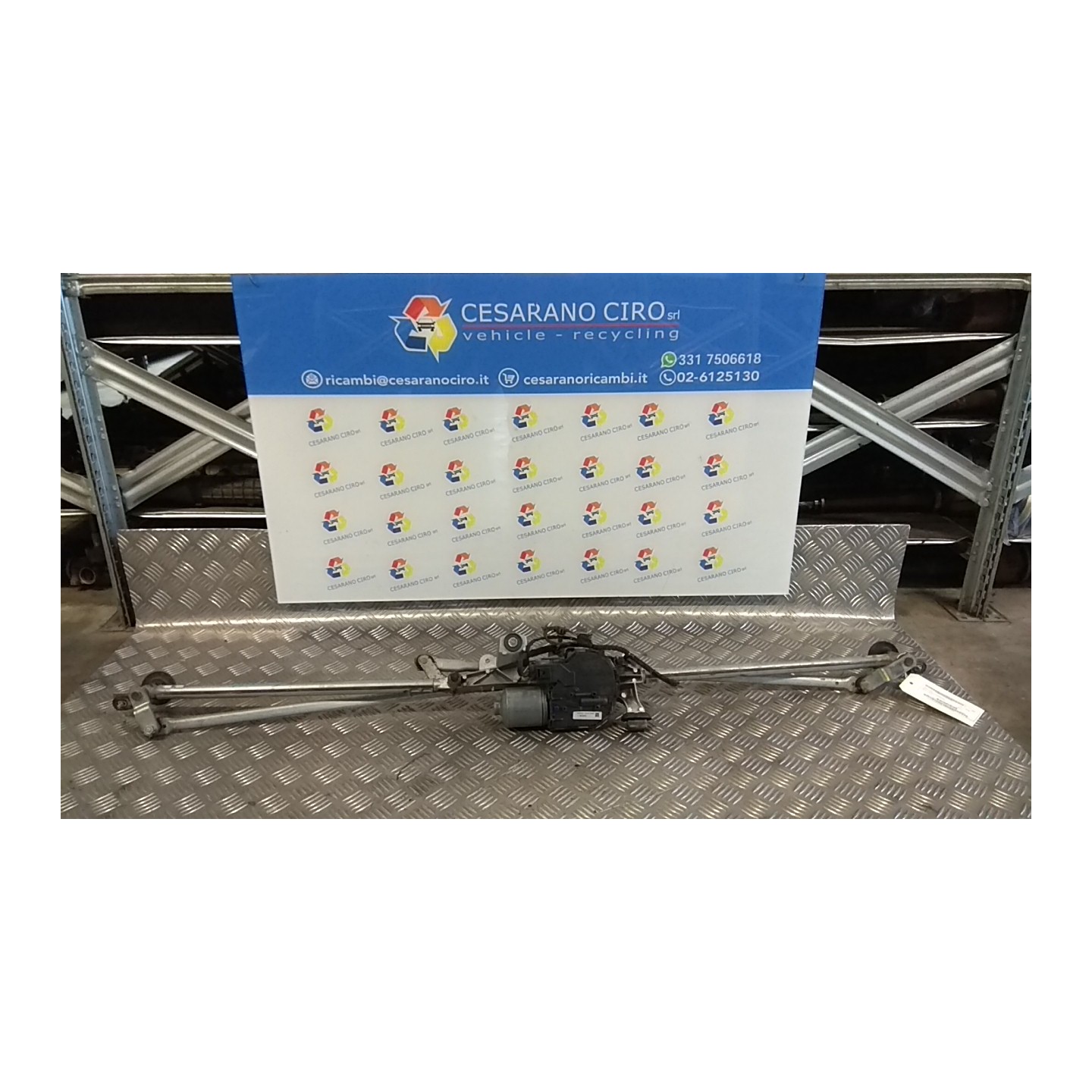 MECCANISMO TERGIPARABREZZA CON MOTORINO 029 OPEL ASTRA (P10) (10/09-06/18) A14XER 13262434