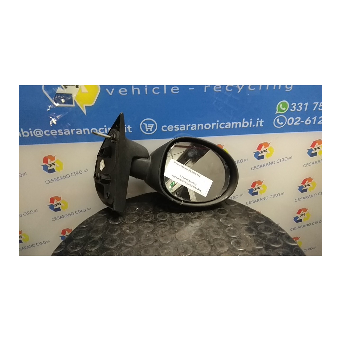 RETROVISORE EST. 09/02 DX. 118 RENAULT TWINGO 1A SERIE (08/98-09/07) D4FA7 7701471568