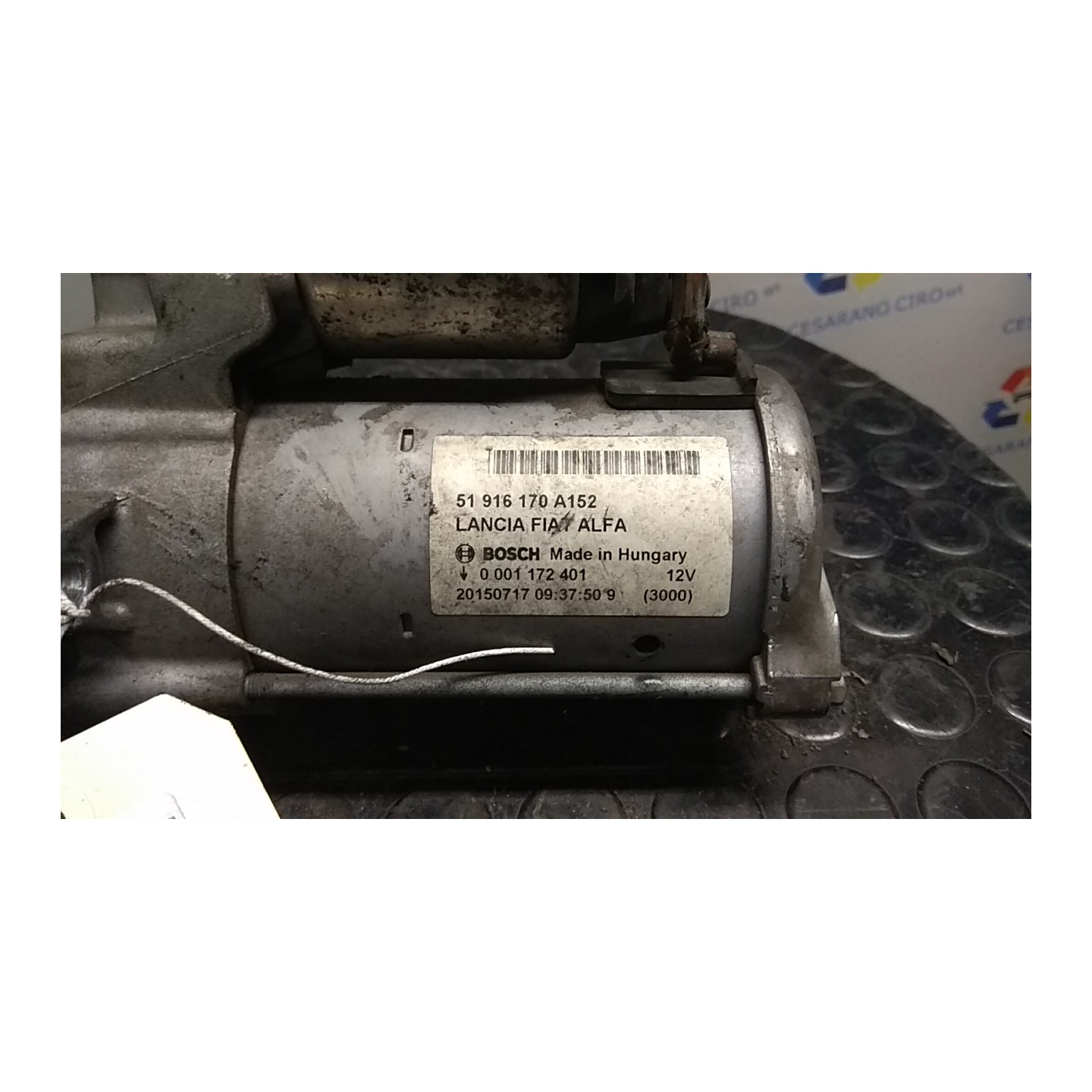 MOTORINO AVVIAMENTO 144 FIAT PANDA VAN (33) (06/12-09/18) 312B2000 51916170