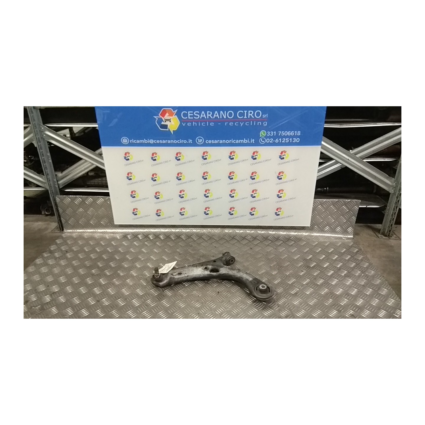 BRACCIO OSCILLANTE SOSP. ANT. SX. 148 FIAT PANDA VAN (33) (06/12-09/18) 312B2000 52013960