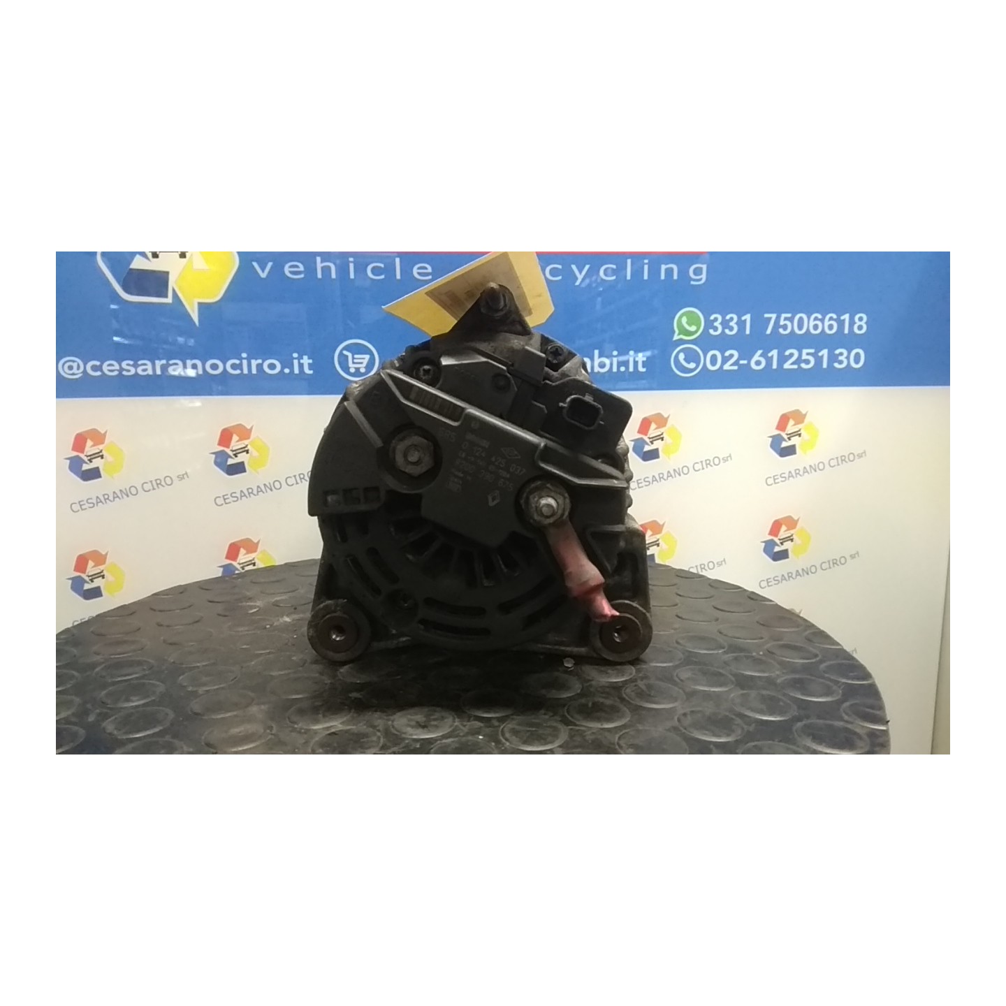 ALTERNATORE 033 RENAULT CLIO 3A SERIE (07/05-05/09) K9KM7 8200660033