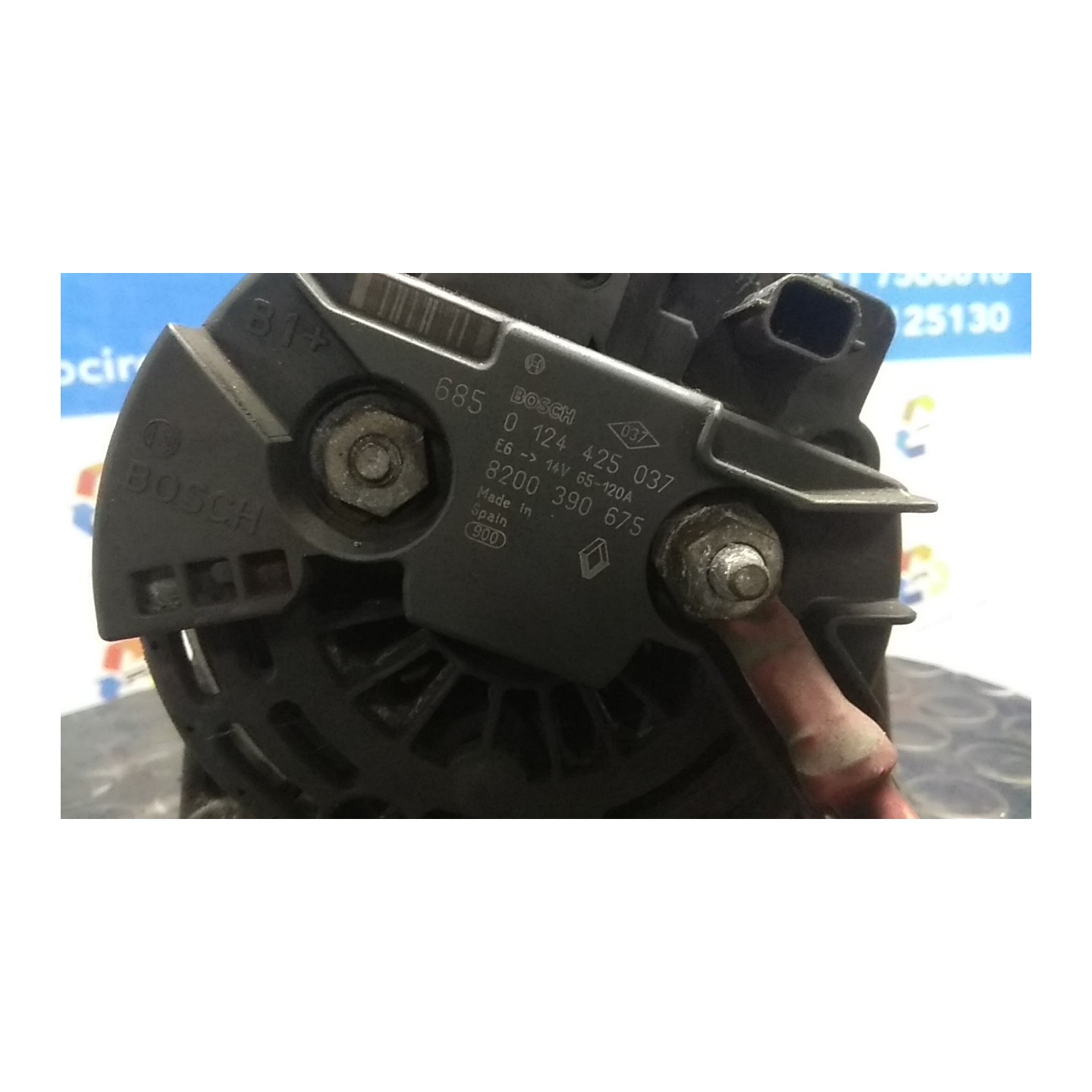 ALTERNATORE 033 RENAULT CLIO 3A SERIE (07/05-05/09) K9KM7 8200660033