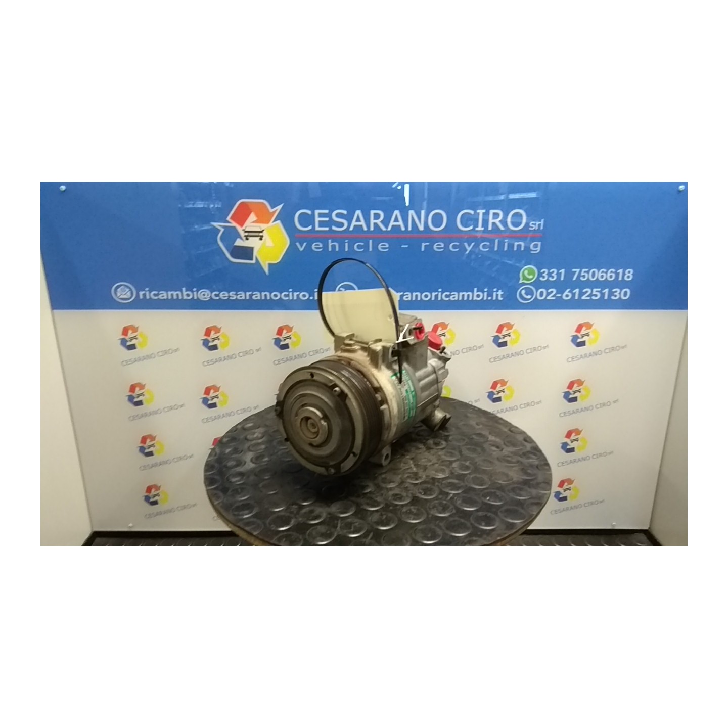 COMPRESSORE A/C 019 SEAT IBIZA (6L) (12/01-08/09) BKY 6Q0820803J