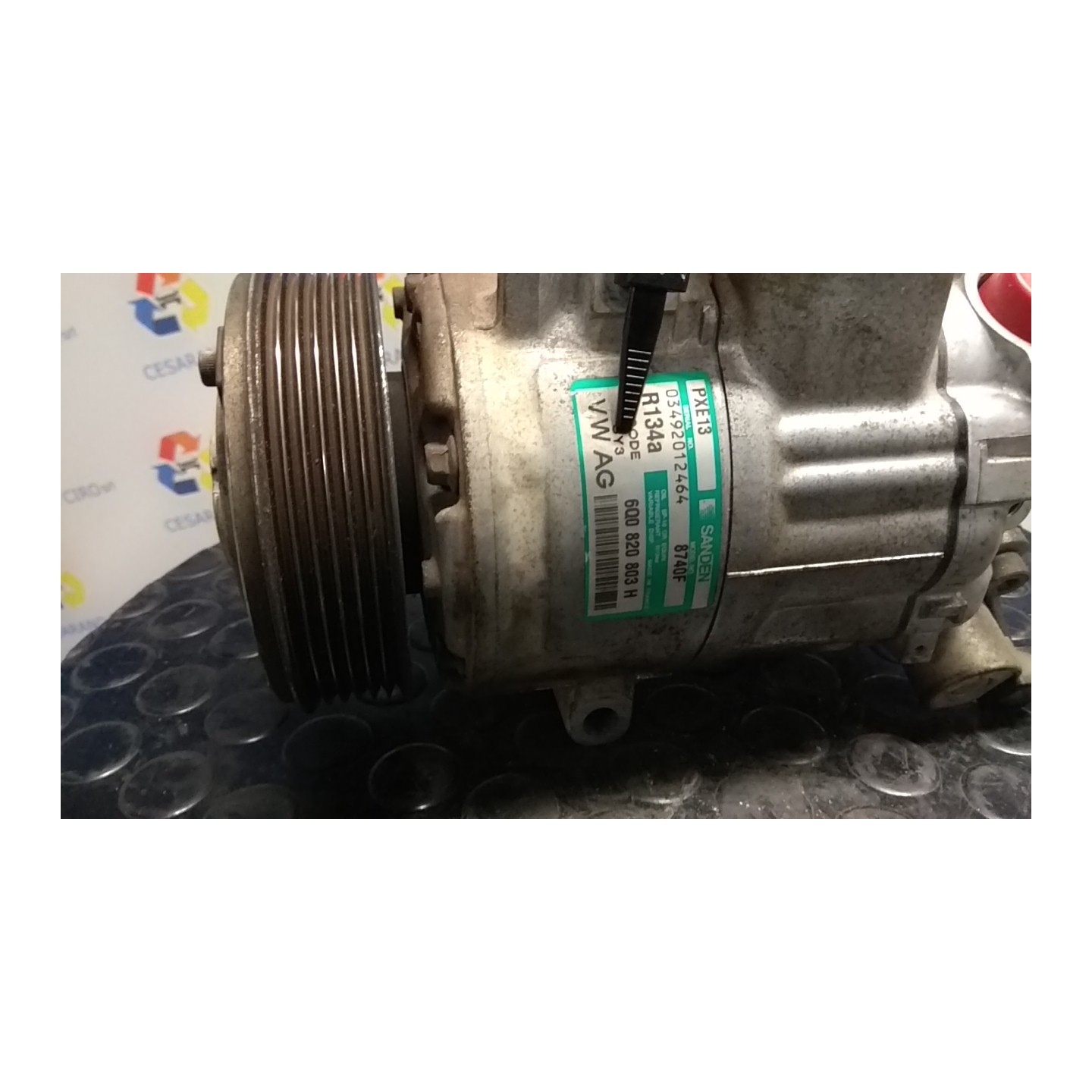 COMPRESSORE A/C 019 SEAT IBIZA (6L) (12/01-08/09) BKY 6Q0820803J
