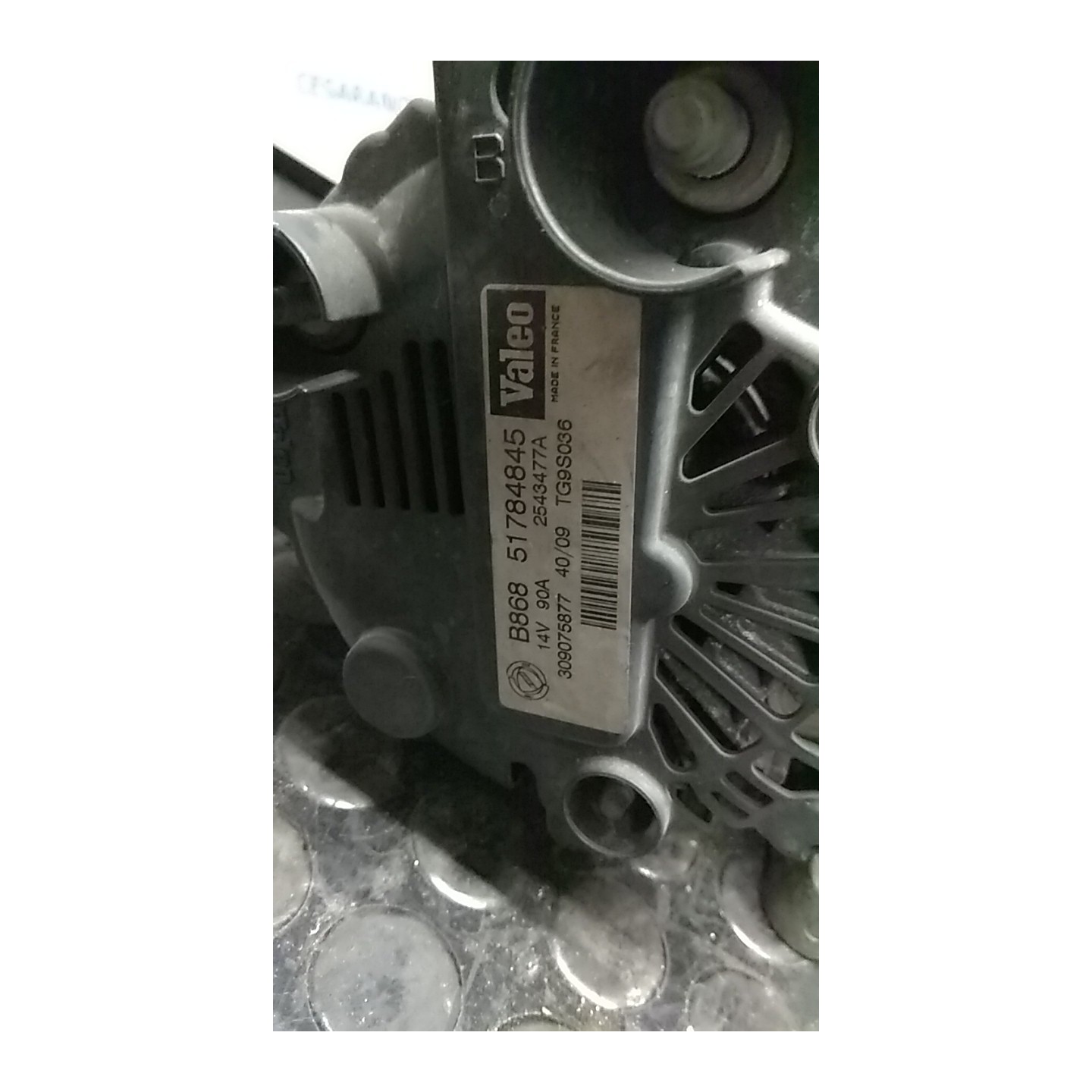 ALTERNATORE 120AMP 049 FORD KA (CCU) (10/08-) 169A5000 1724846