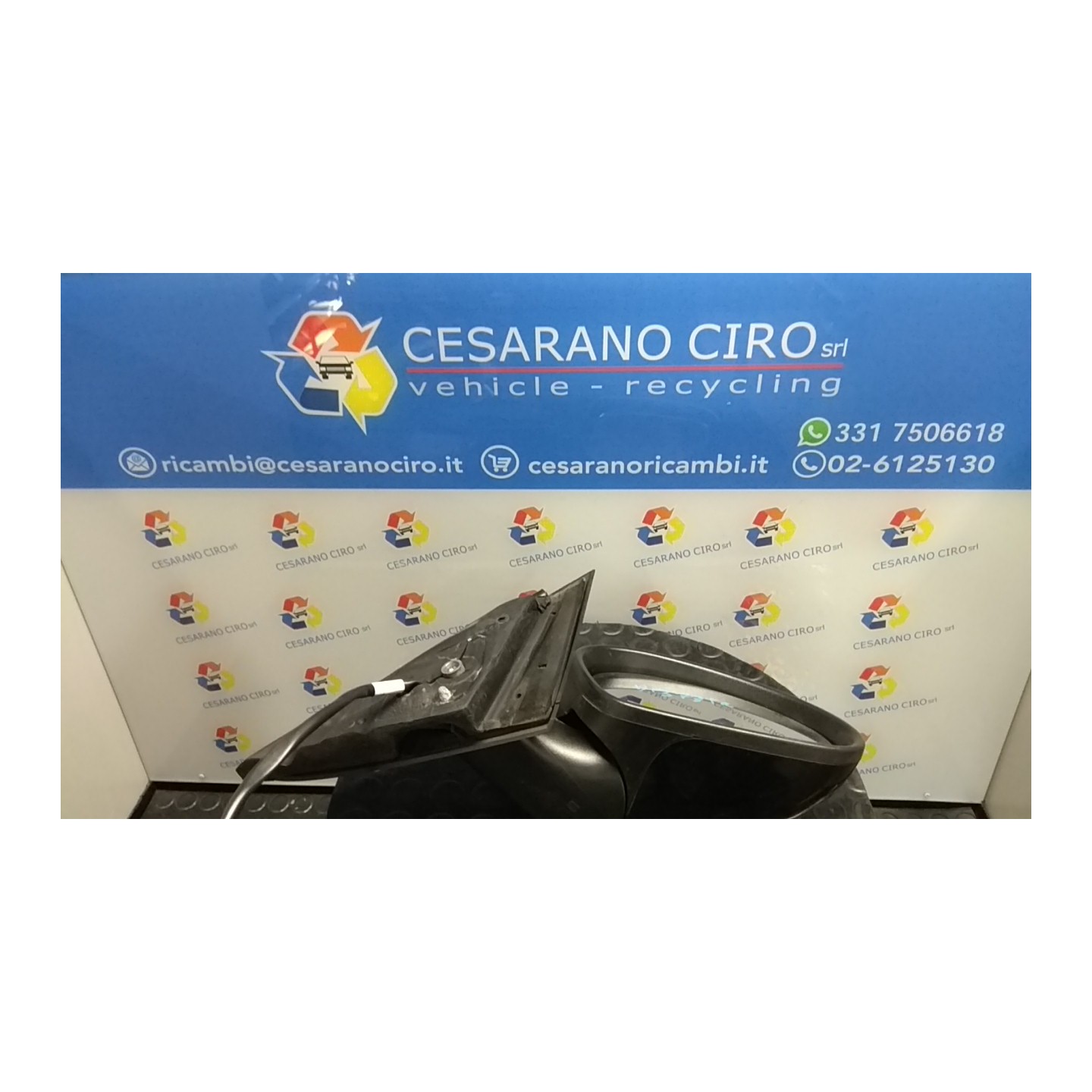 RETROVISORE EST. REGOLAZ. ELETTR. ORIENTABILE DX. 068 SEAT IBIZA (6L) (12/01-08/09) BXW 6L1857508AB9B9