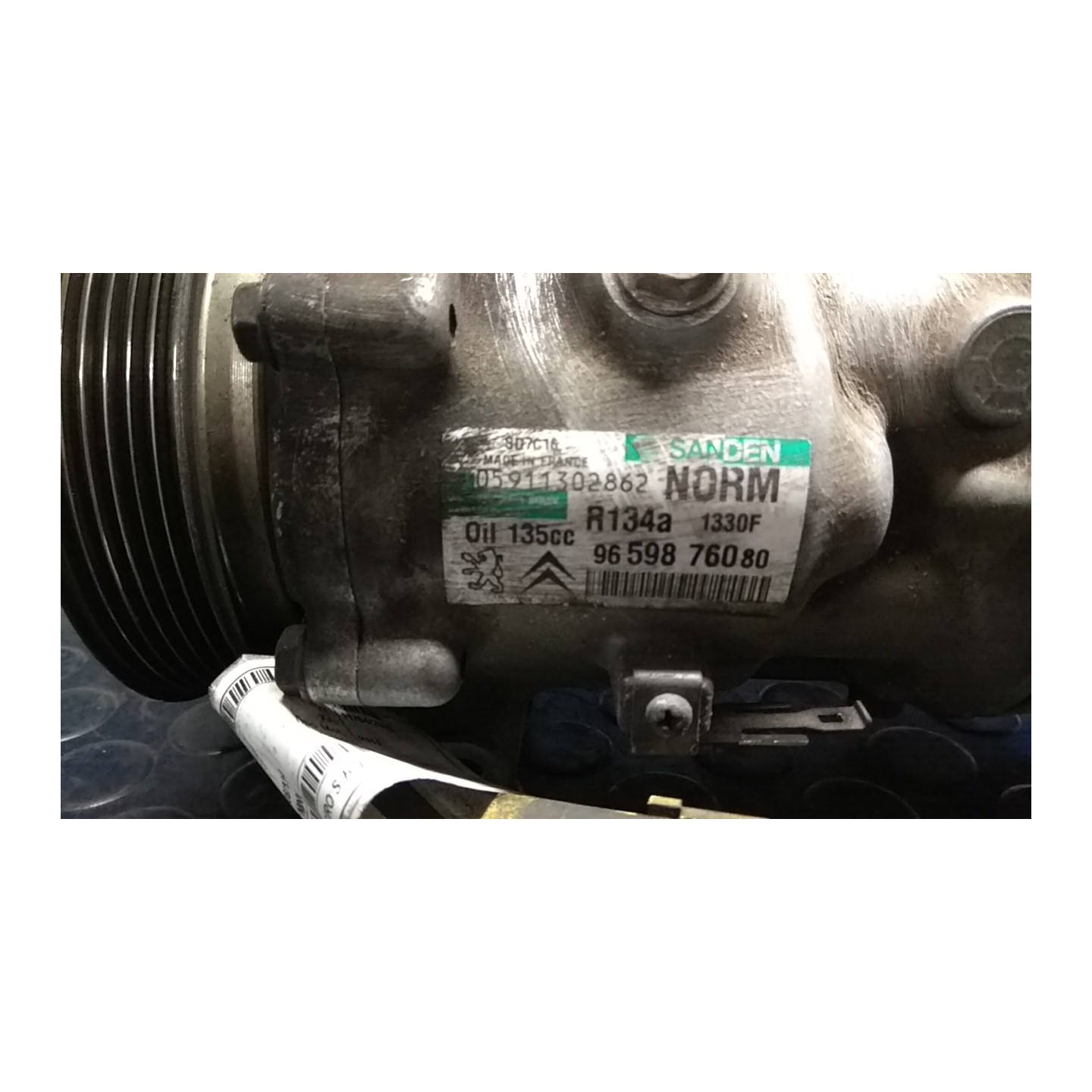 COMPRESSORE A/C 085 CITROEN C4 PICASSO (09/06-08/13) RHJ 648728