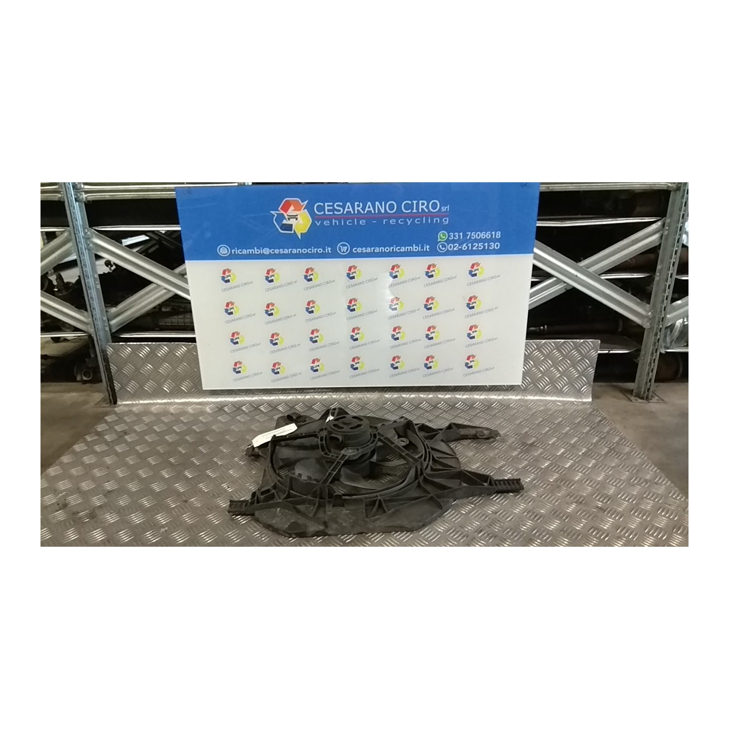 ELETTROVENTOLA 006 RENAULT TRAFIC (06/01-09/06) F9QU7 7701050193