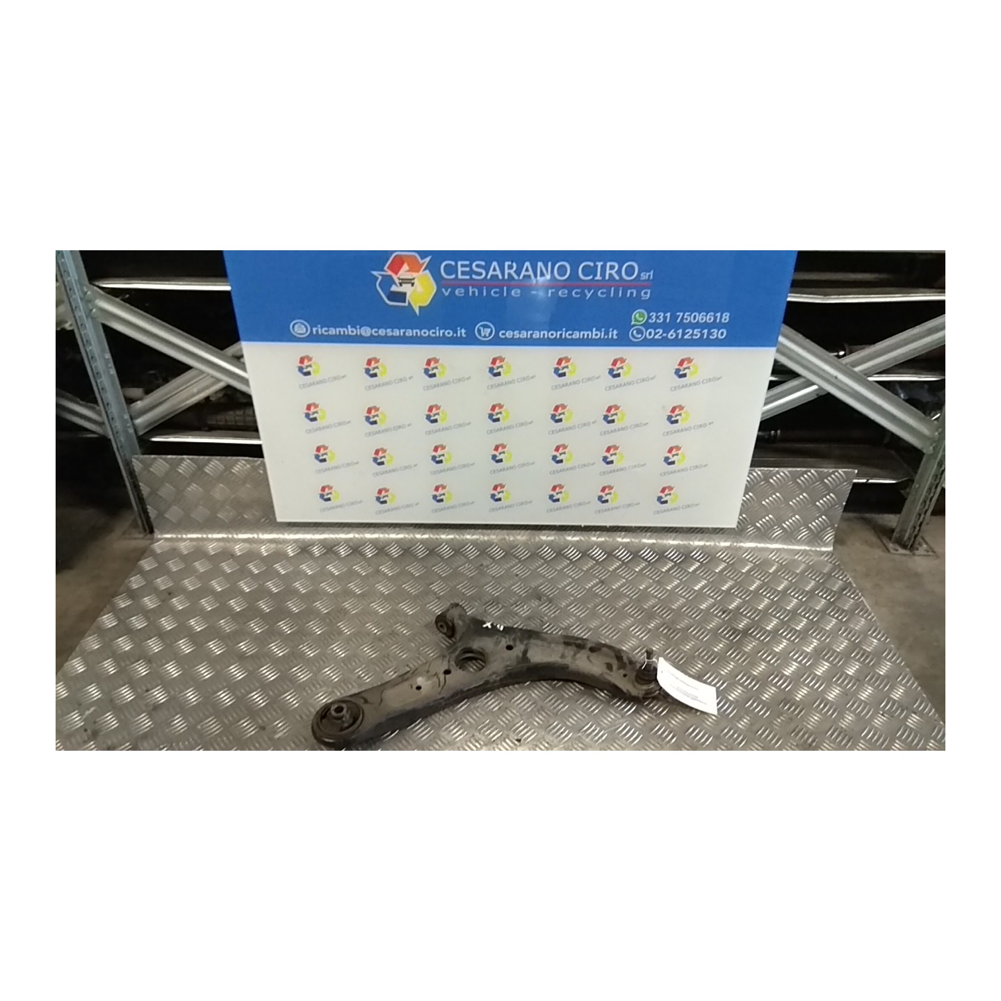 BRACCIO OSCILLANTE SOSP. ANT. DX. 040 HYUNDAI VELOSTER (07/11-) G4FD 545013X000