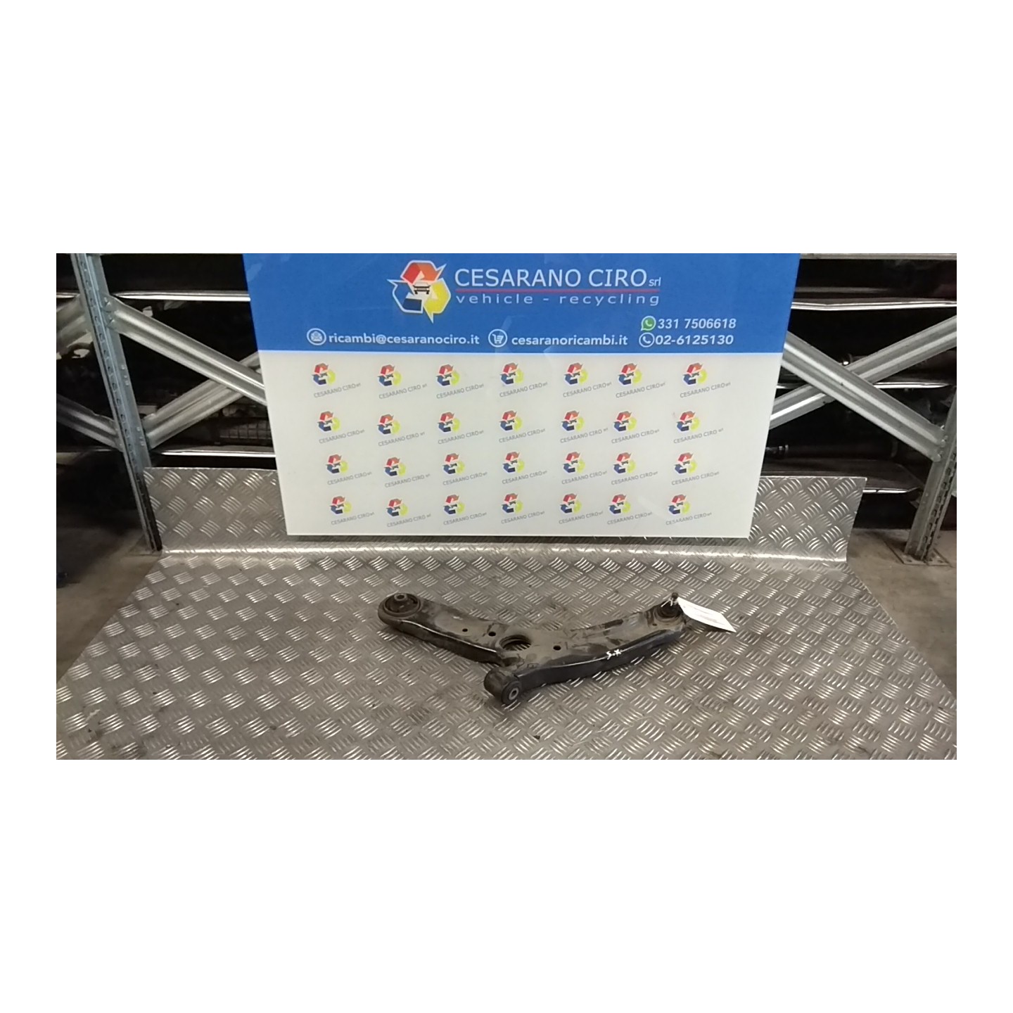 BRACCIO OSCILLANTE SOSP. ANT. SX. 041 HYUNDAI VELOSTER (07/11-) G4FD 545003X000