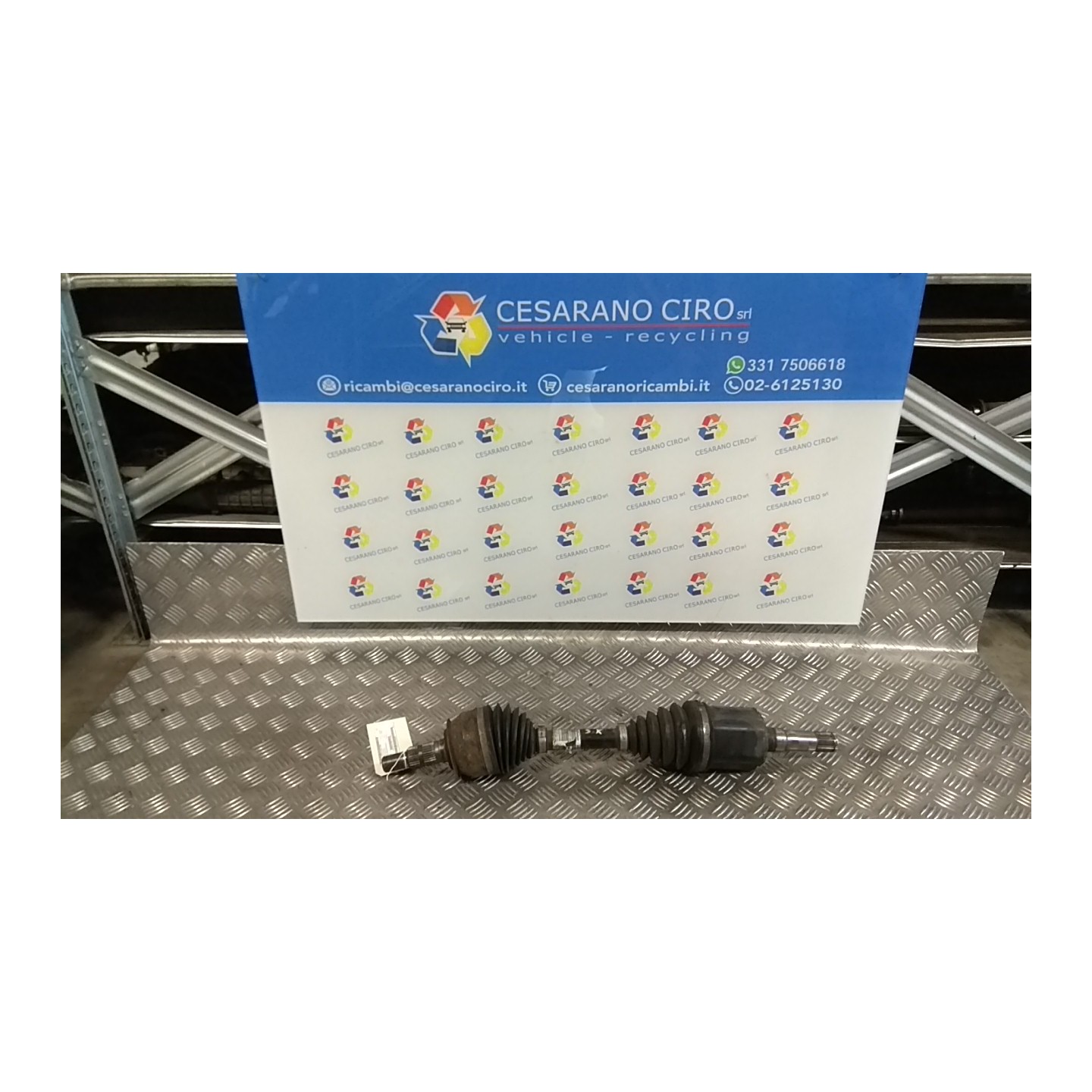 SEMIALBERO ANT. COMPL. SX. 051 CHEVROLET (DAEWOO) ORLANDO (J309) (11/10-) Z20D1 13355113
