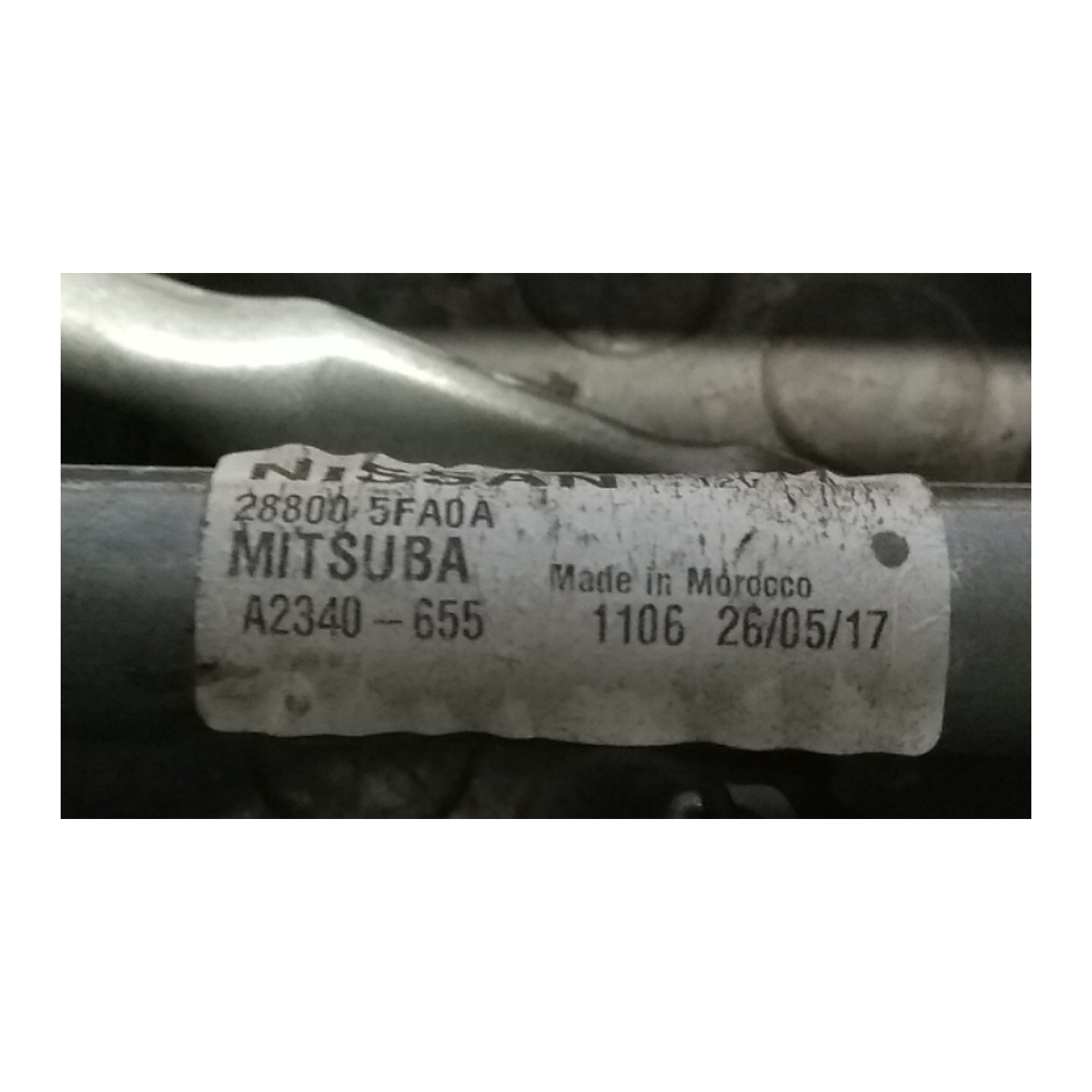MECCANISMO TERGIPARABREZZA CON MOTORINO 089 NISSAN MICRA (K 14FR) (01/17-) H4B 288005FA0A