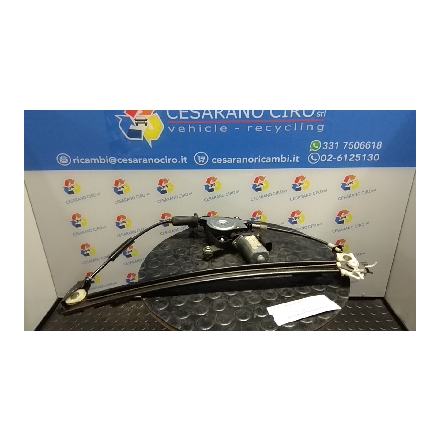 ALZACRISTALLO ELETTR. PORTA ANT. C/MOTORINO DX. 023 FIAT PALIO (PY) (09/97-09/03) 178E2000 51771448