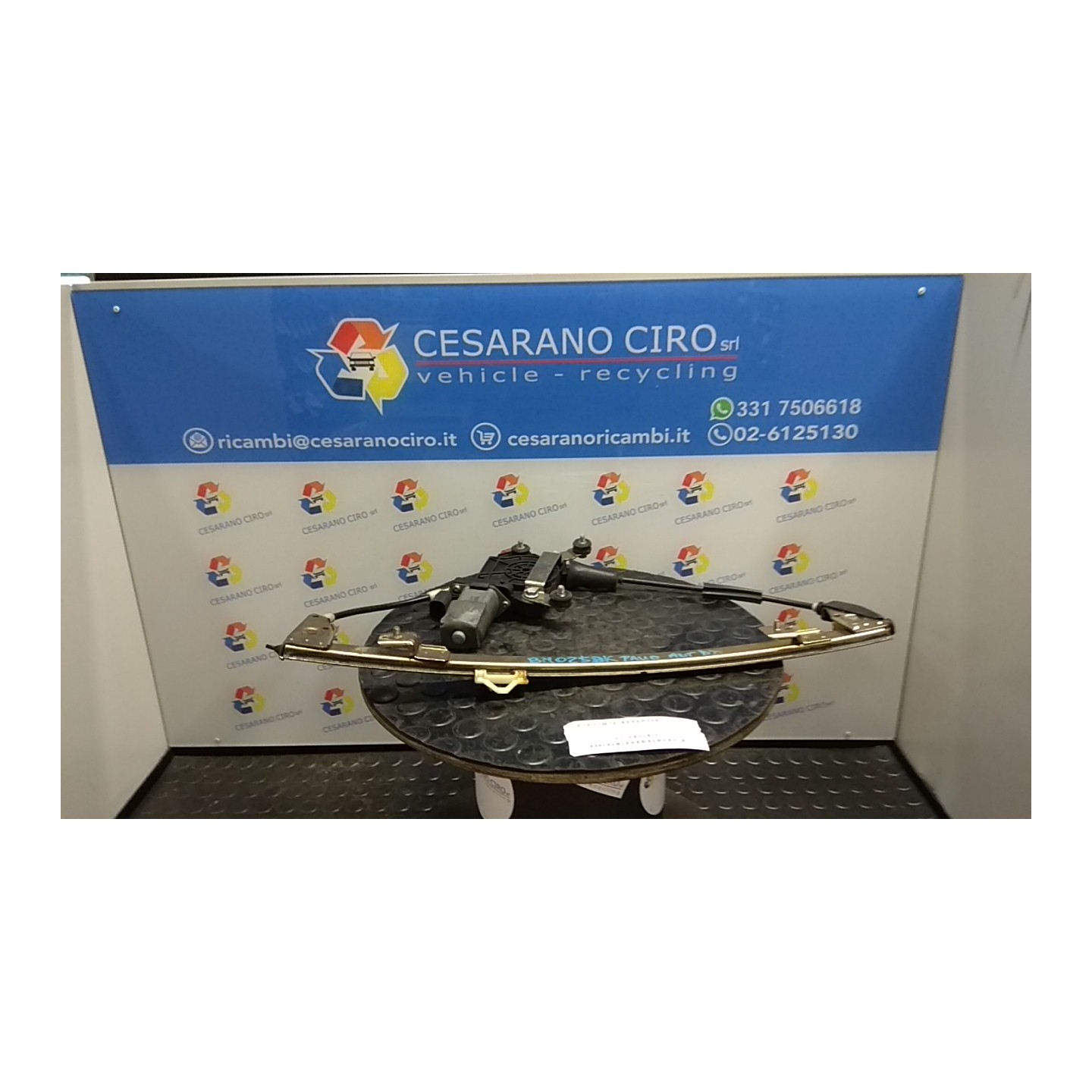 ALZACRISTALLO ELETTR. PORTA ANT. C/MOTORINO DX. 024 FIAT PALIO (PY) (09/97-09/03) 178E2000 51771448