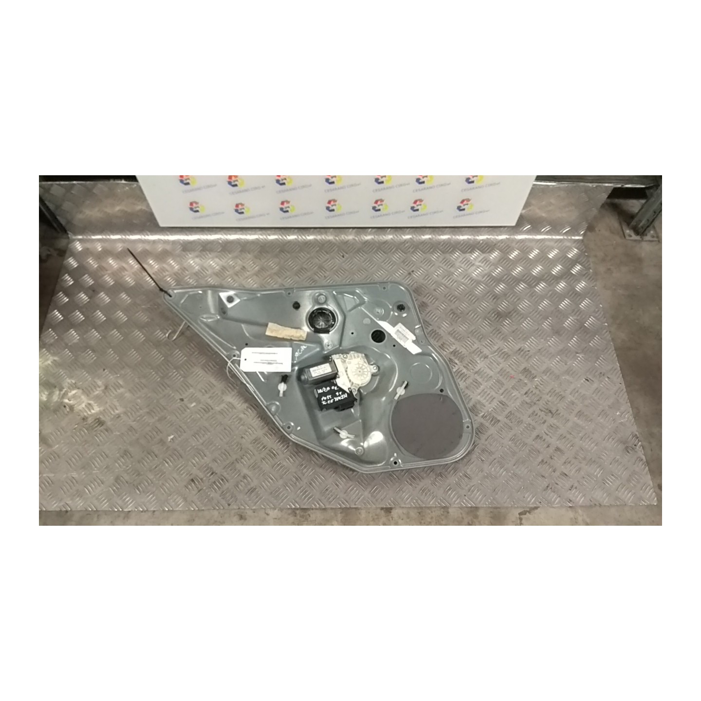 ALZACRISTALLO PORTA POST. SX. 043 SEAT IBIZA (6L) (12/01-08/09) BBY 6L4839755B