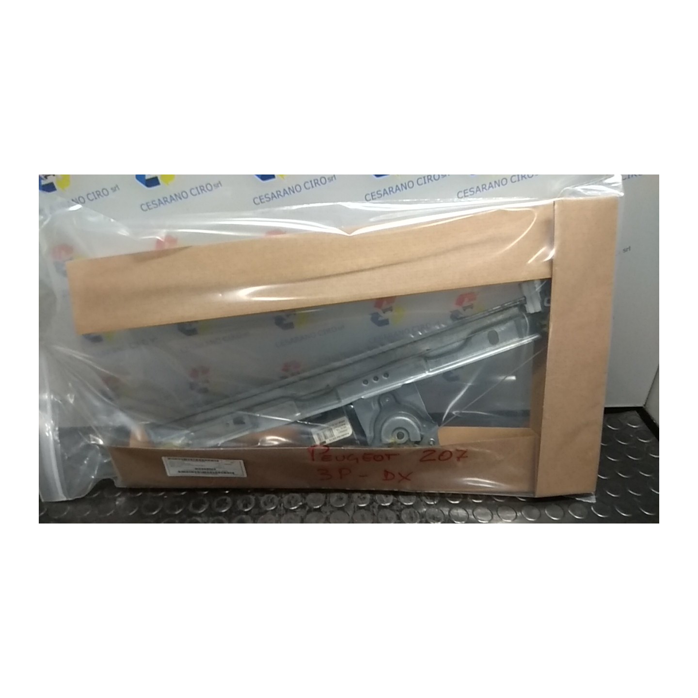 ALZACRISTALLO ELETTR. PORTA ANT. C/M DX. 049 PEUGEOT 207 (04/06-06/09) 9HZ 9222W9