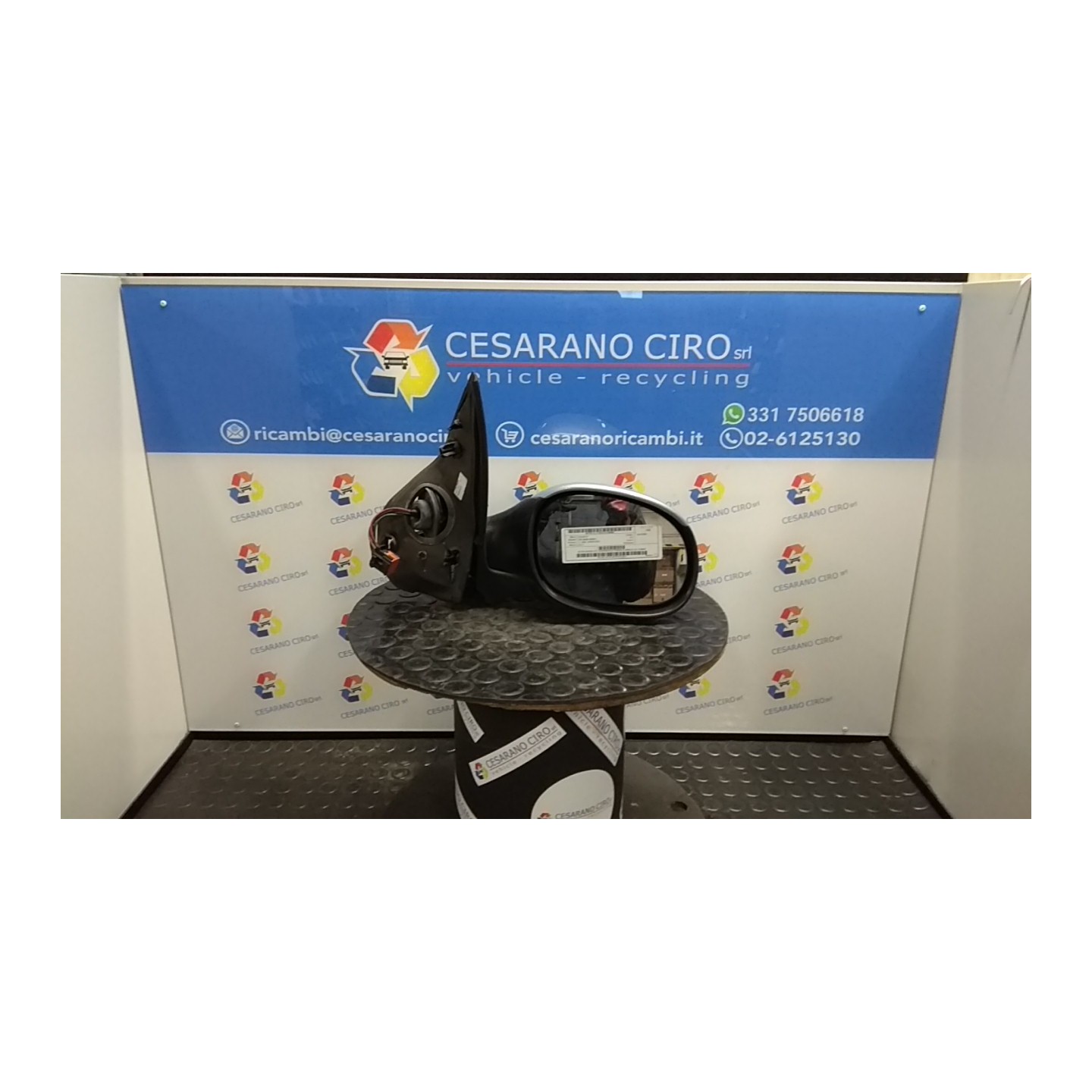 RETROVISORE EST. D/VERNIC/ELETTR/RISCAL/RIBA.EL DX. 062 PEUGEOT 206 (09/98-06/09) HFX 8149H2