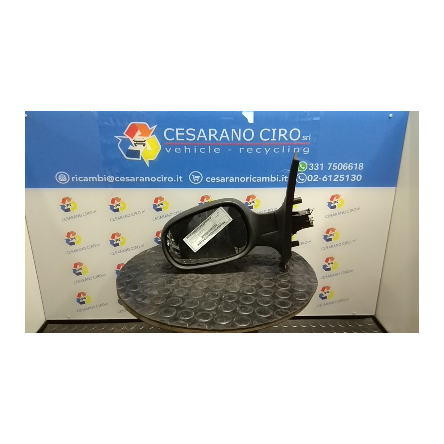 RETROVISORE EST. REGOLAZ. MANUALE SX. 083 RENAULT CLIO 2A SERIE (05/01-11/10) D7FG7 8200163300