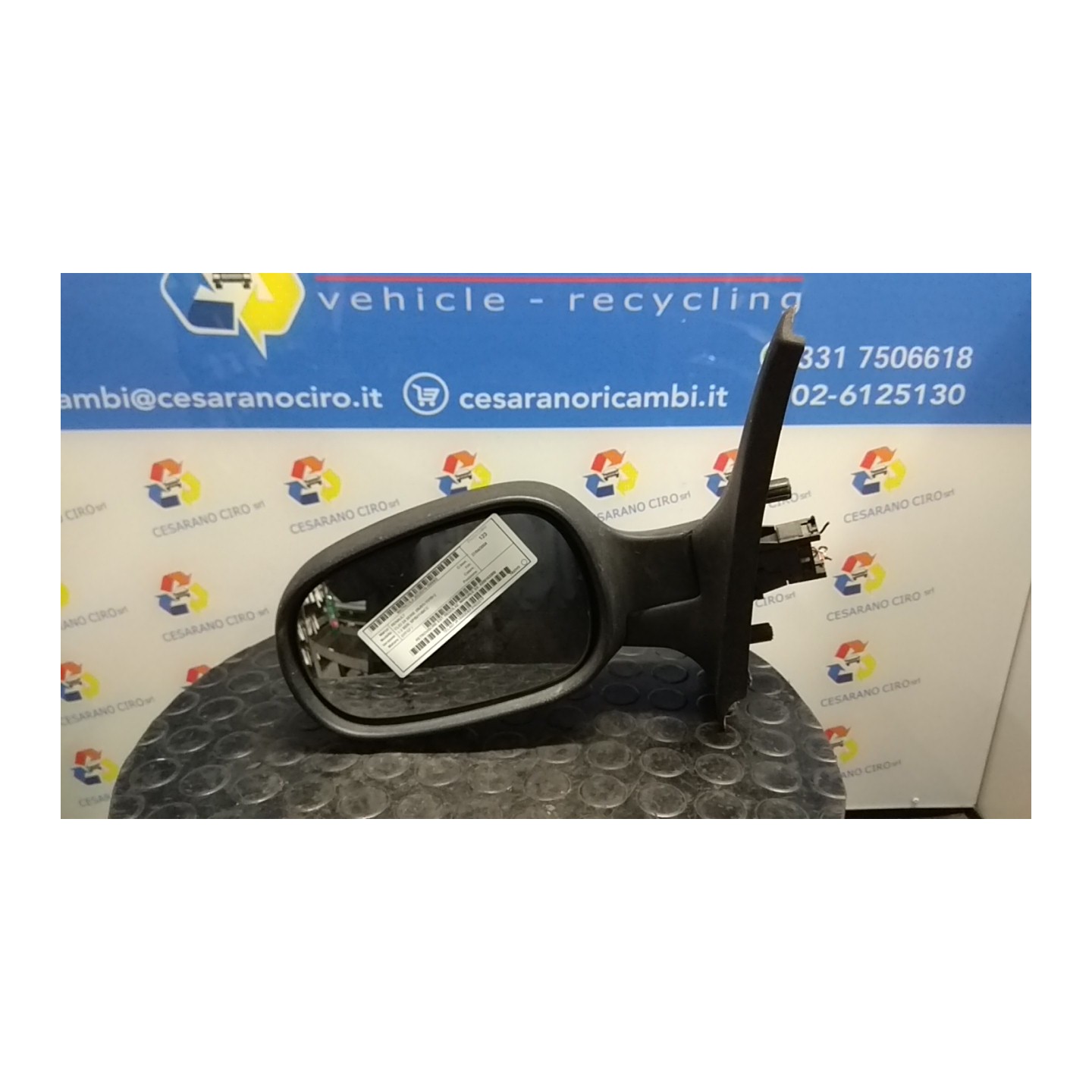 RETROVISORE EST. REGOLAZ. MANUALE SX. 083 RENAULT CLIO 2A SERIE (05/01-11/10) D7FG7 8200163300