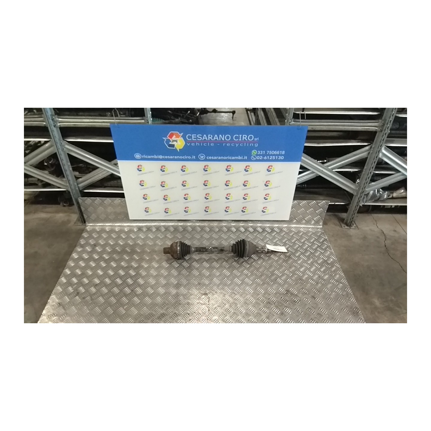 SEMIALBERO ANT. COMPL. DX. 104 OPEL ASTRA (P10) (10/09-06/18) A17DTR 13335136