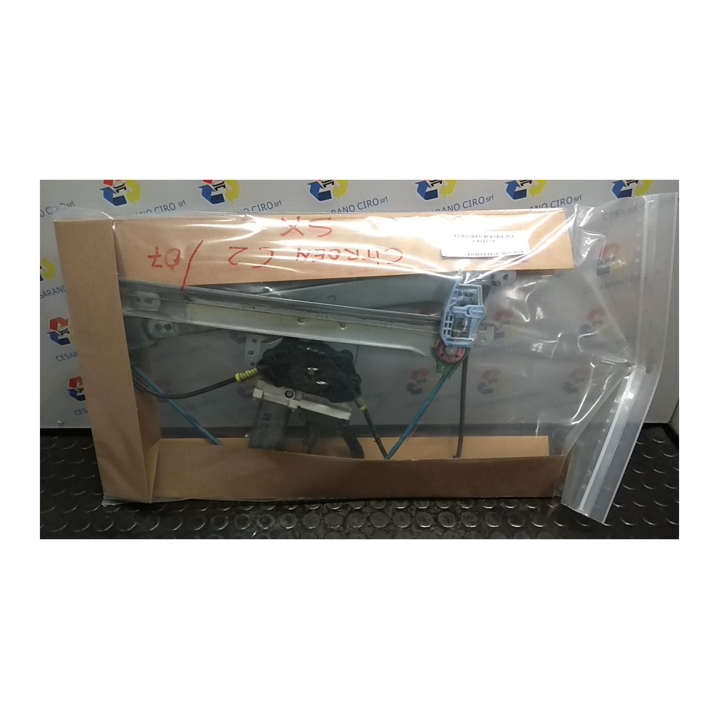 ALZACRISTALLO PORTA ANT. SX. 036 CITROEN C2 (09/03-01/10) KFV 9221Q3