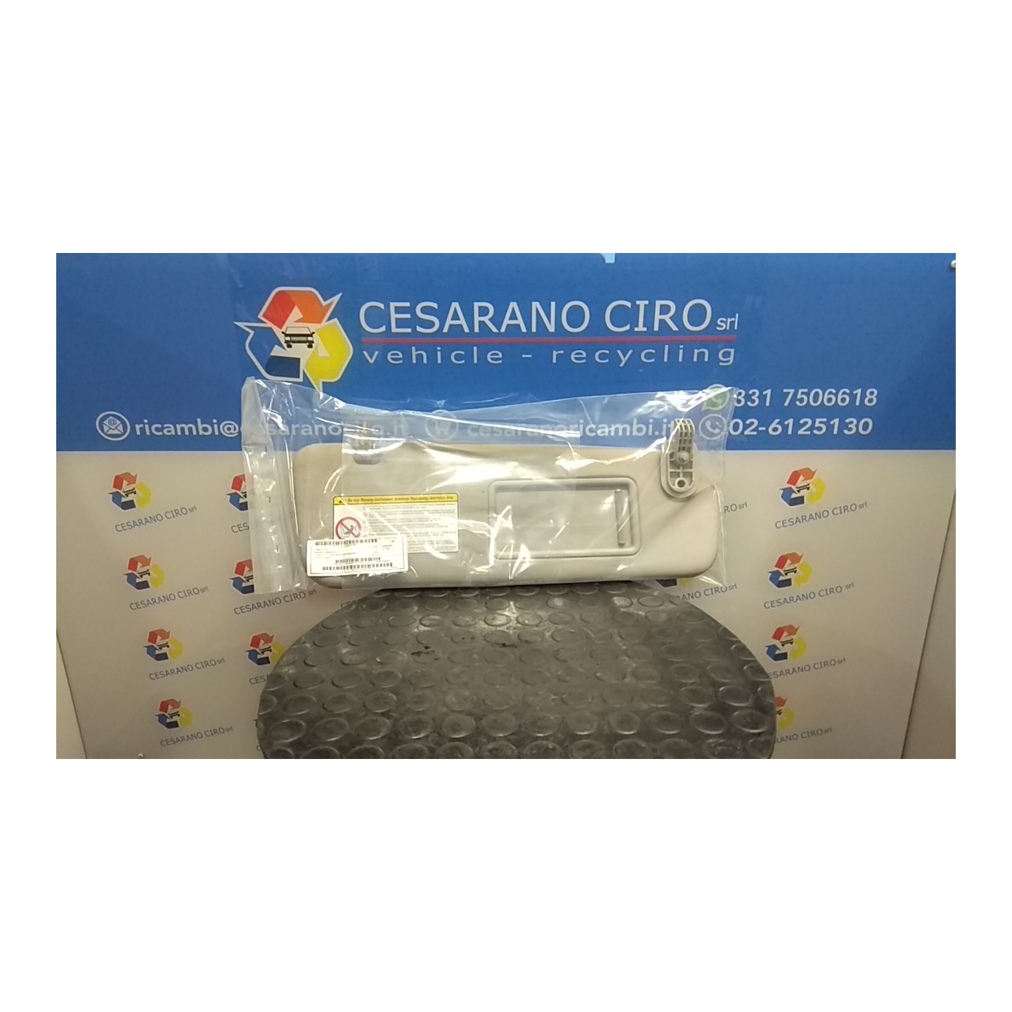 ALETTA PARASOLE PARABREZZA C/SPECCHIO DX. 127 KIA VENGA (01/10-) D4FC 852201P000ED