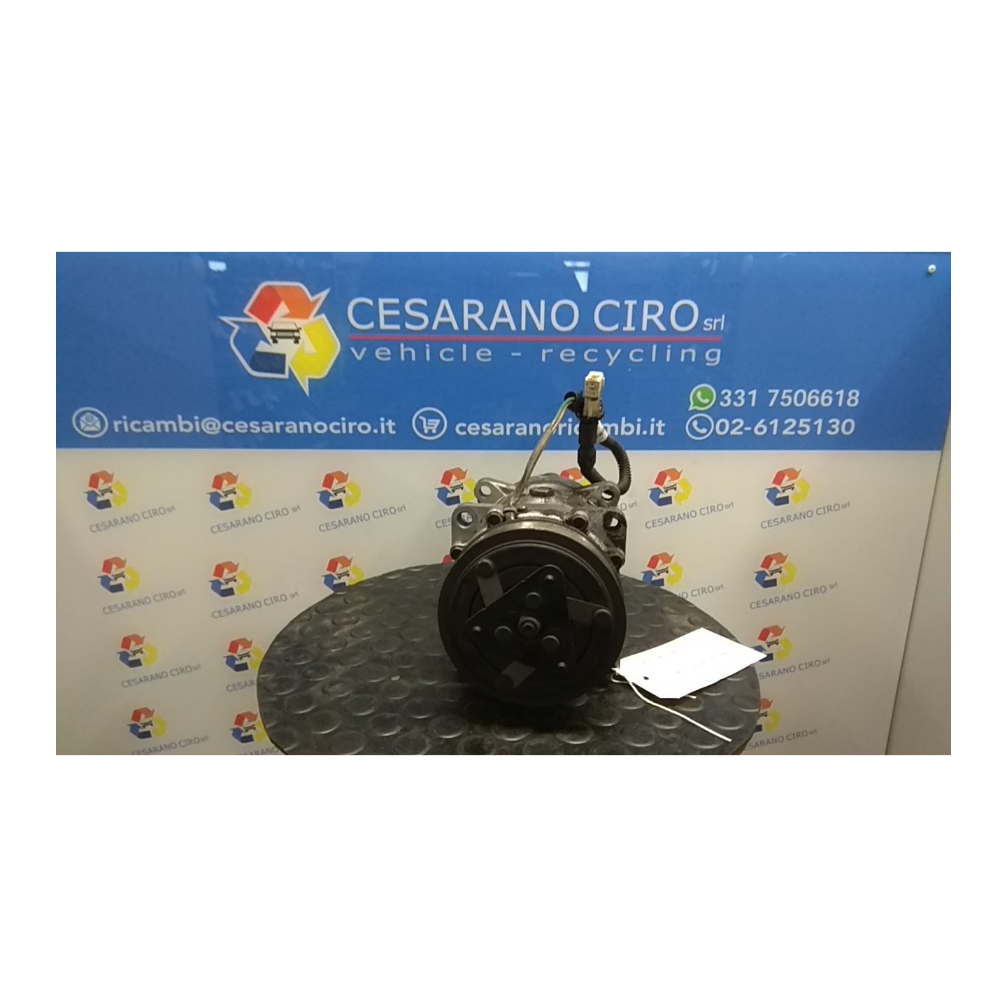 COMPRESSORE A/C 026 FIAT ULYSSE (PG) (06/94-09/02) RHZ 9626902180