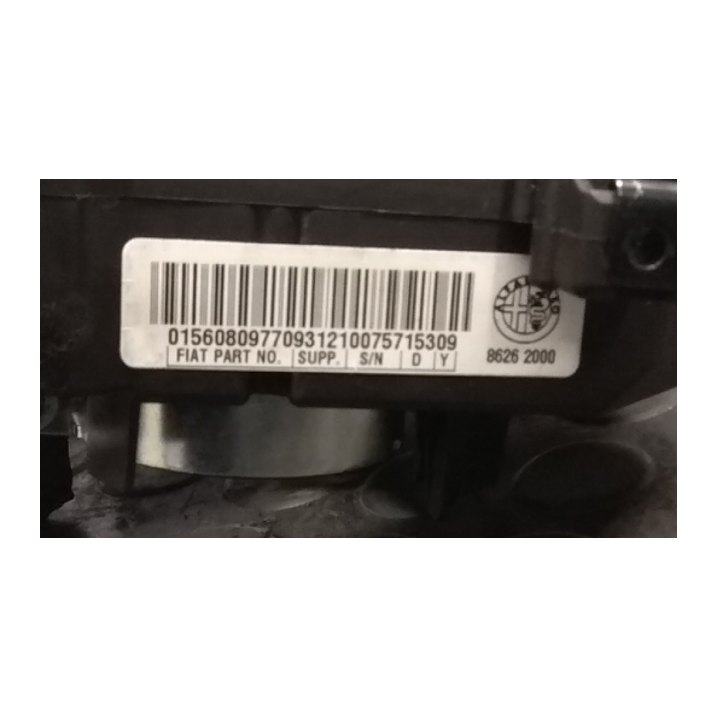 DEVIOGUIDASGANCIO 125 ALFA ROMEO MITO (X6) (06/08-06/11) 955A1000 156105935