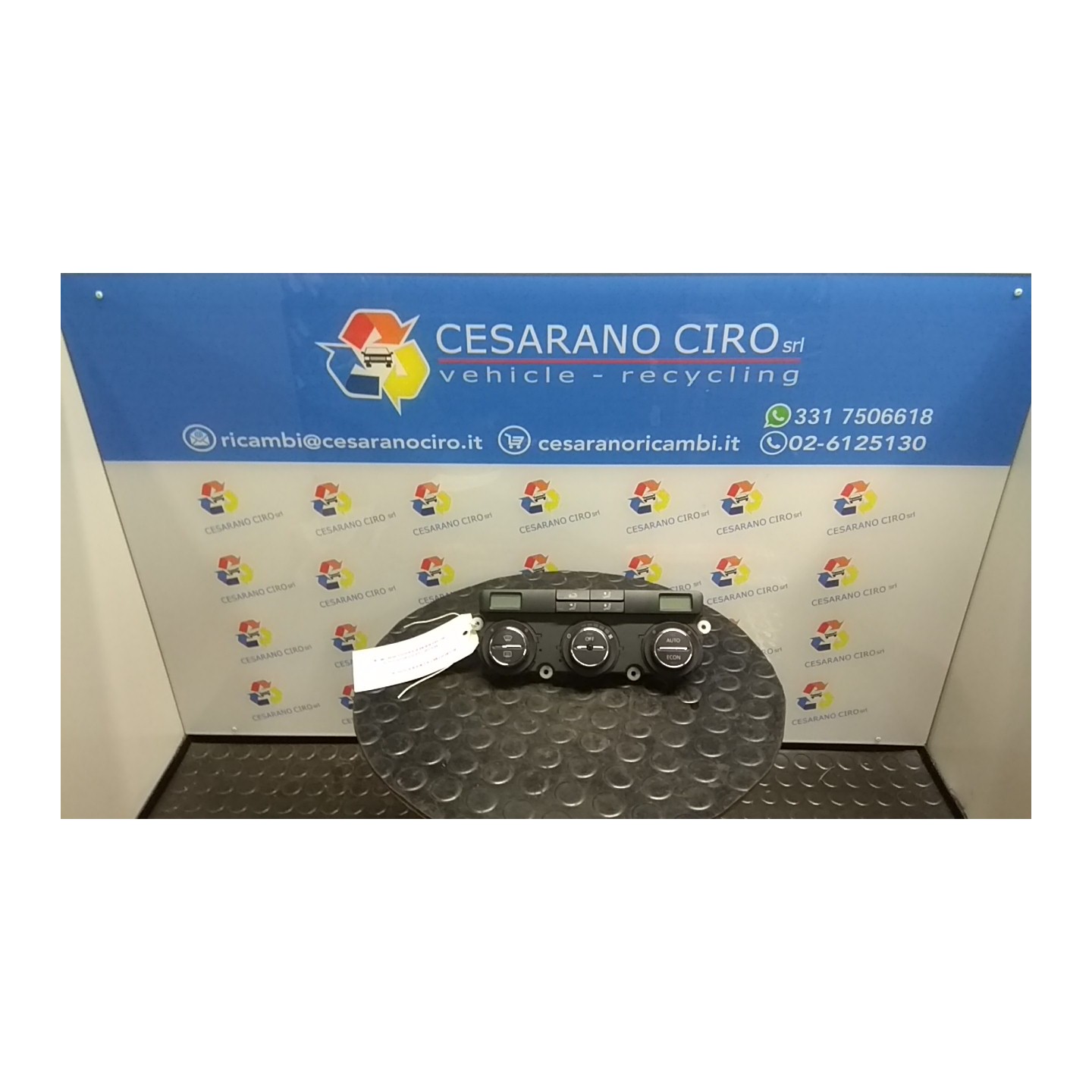 BLOCCO COMANDO CLIMATIZZAZIONE C/A/C 063 VOLKSWAGEN GOLF PLUS (5M) (01/05-04/09) BKC 1K0820047JNWHS