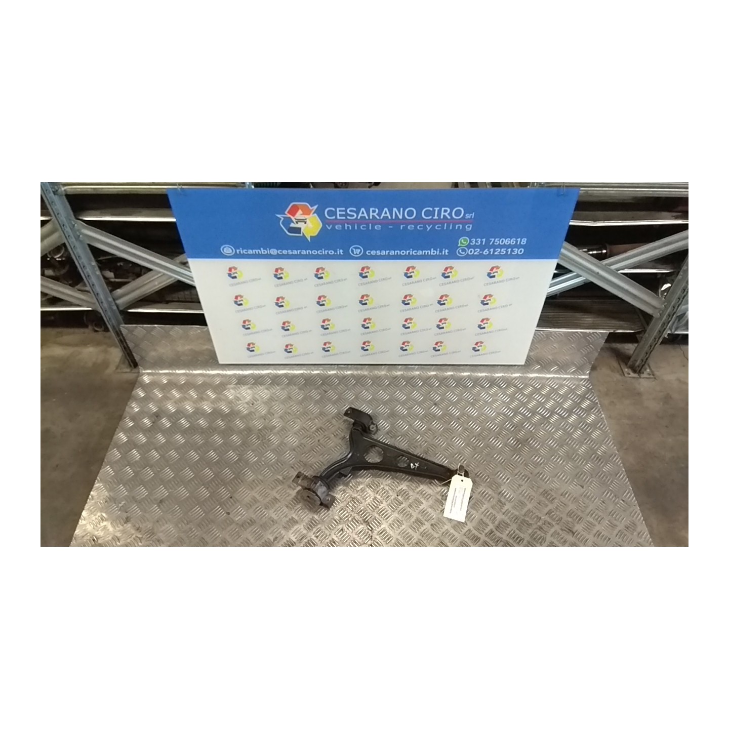 BRACCIO OSCILLANTE SOSP. ANT. DX. 119 FIAT MULTIPLA (1F) (05/04-04/12) 186A9000 51832938