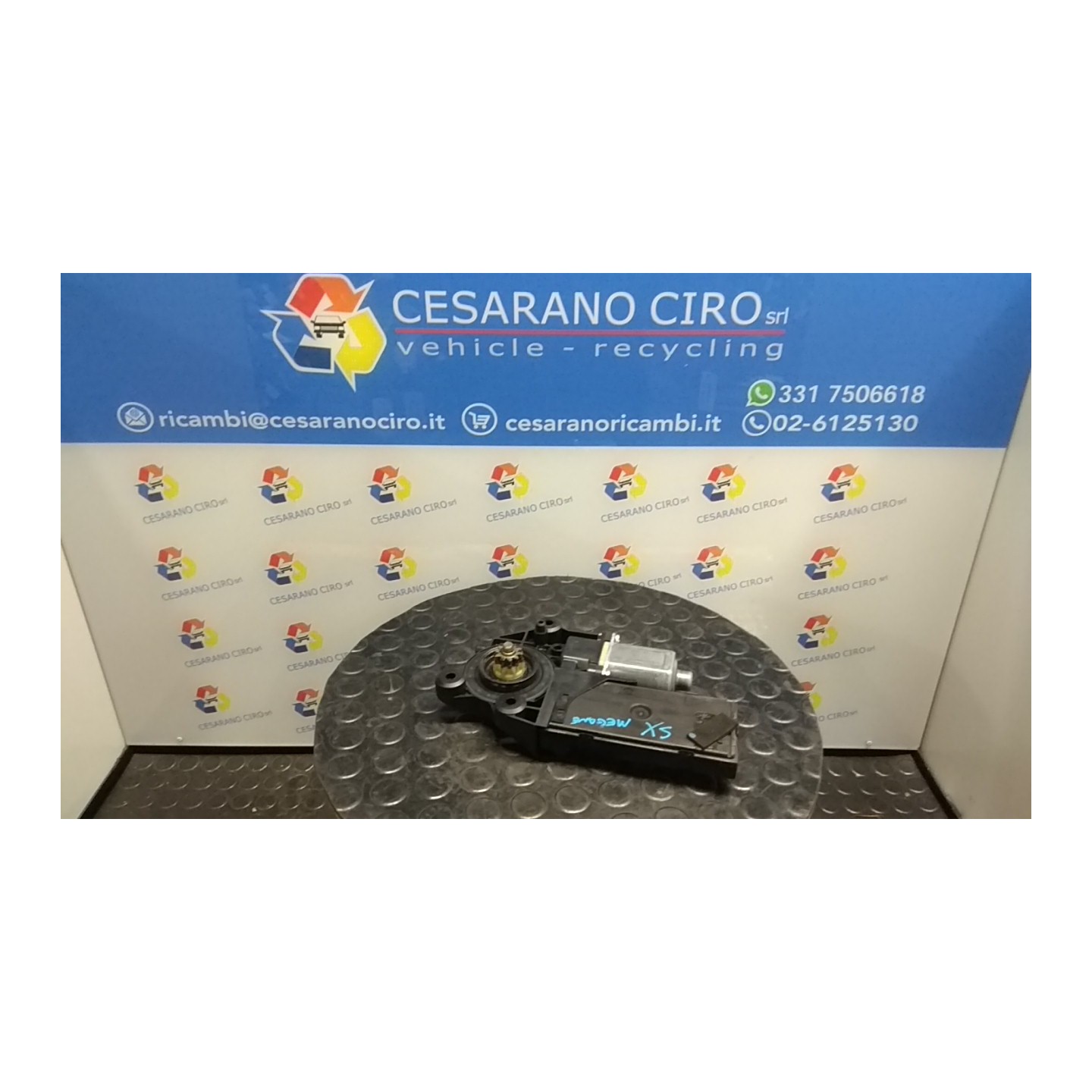 MOTORINO ALZACRISTALLO PORTA ANT. SX. 094 RENAULT MEGANE 3A SERIE (10/08-) K9KJ8 807310596R