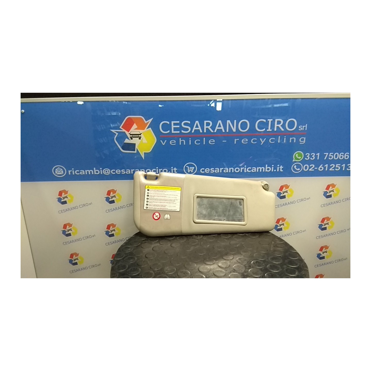 ALETTA PARASOLE PARABREZZA DX. 123 ALFA ROMEO MITO (X6) (06/08-06/11) 955A6000 156083500
