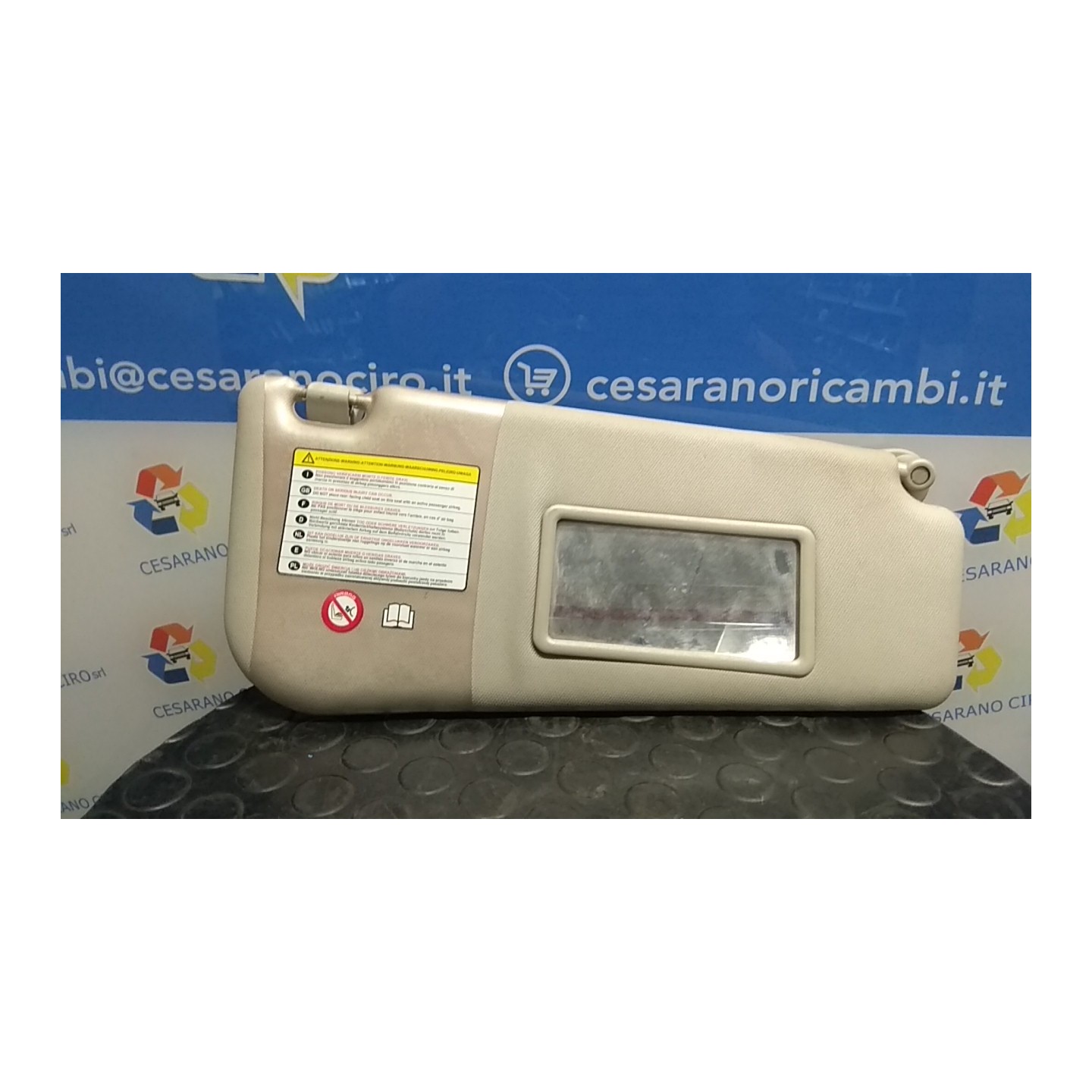 ALETTA PARASOLE PARABREZZA DX. 123 ALFA ROMEO MITO (X6) (06/08-06/11) 955A6000 156083500
