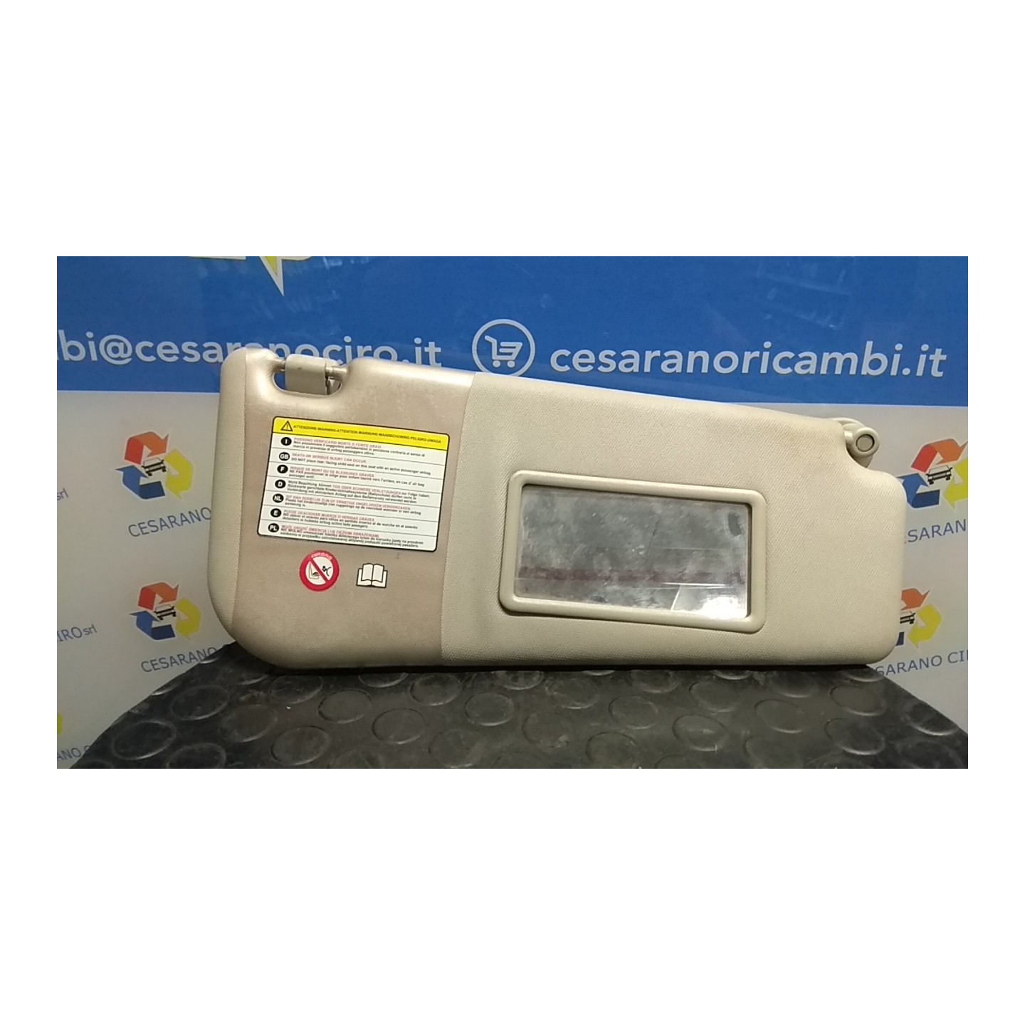 ALETTA PARASOLE PARABREZZA DX. 123 ALFA ROMEO MITO (X6) (06/08-06/11) 955A6000 156083500