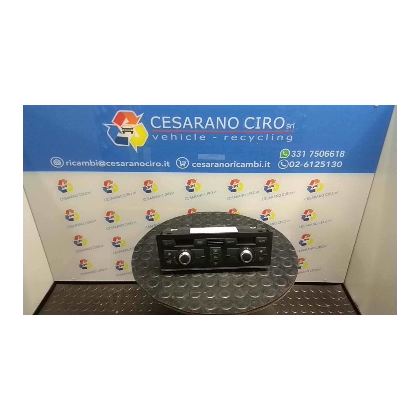 BLOCCO COMANDO CLIMATIZZAZIONE 075 AUDI A6 (4F) (03/04-06/09) BAT 4F1820043M1HA