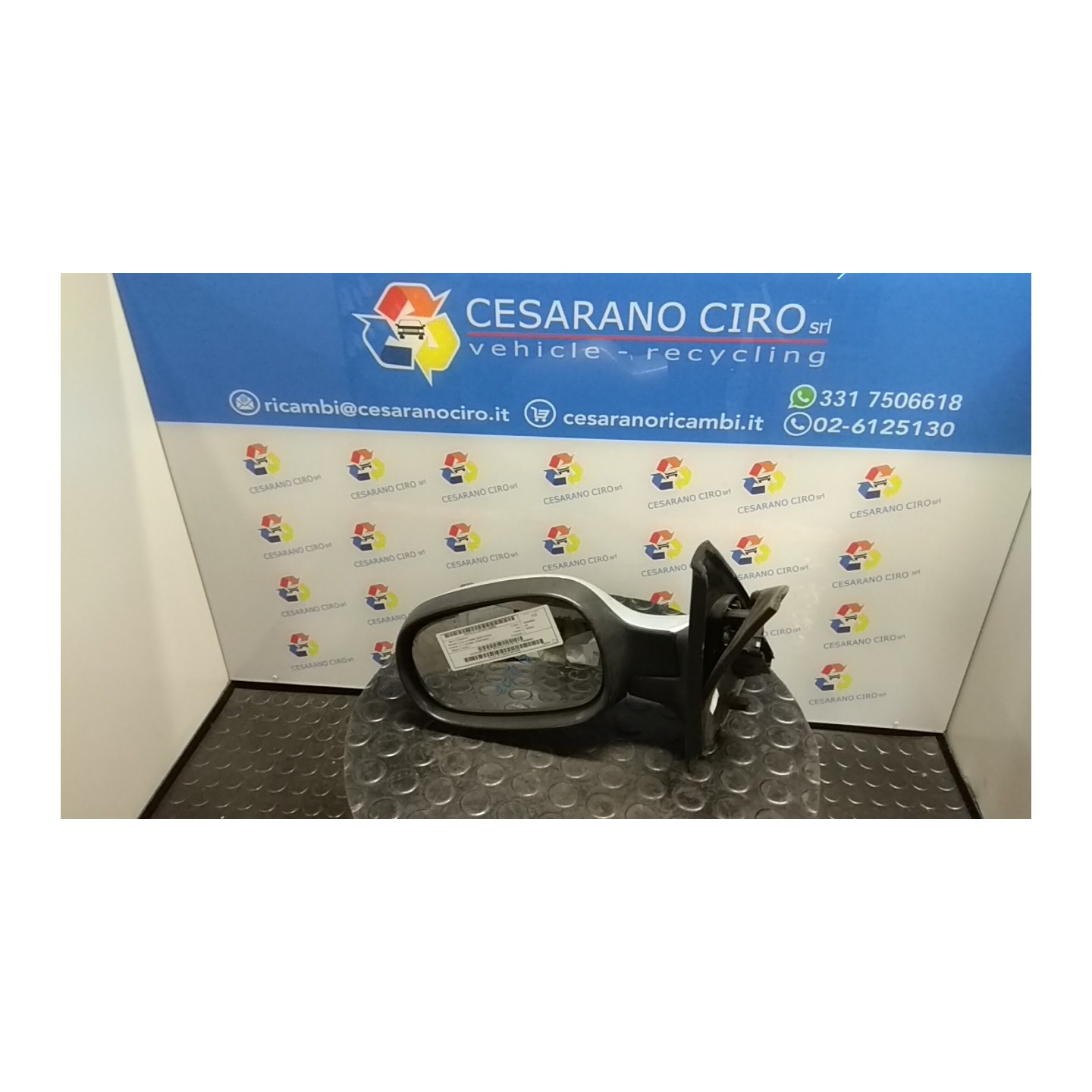 RETROVISORE EST. REGOLAZ. ELETTR. SX. 098 RENAULT CLIO 2A SERIE (05/01-11/10) D4FB7 7700435863
