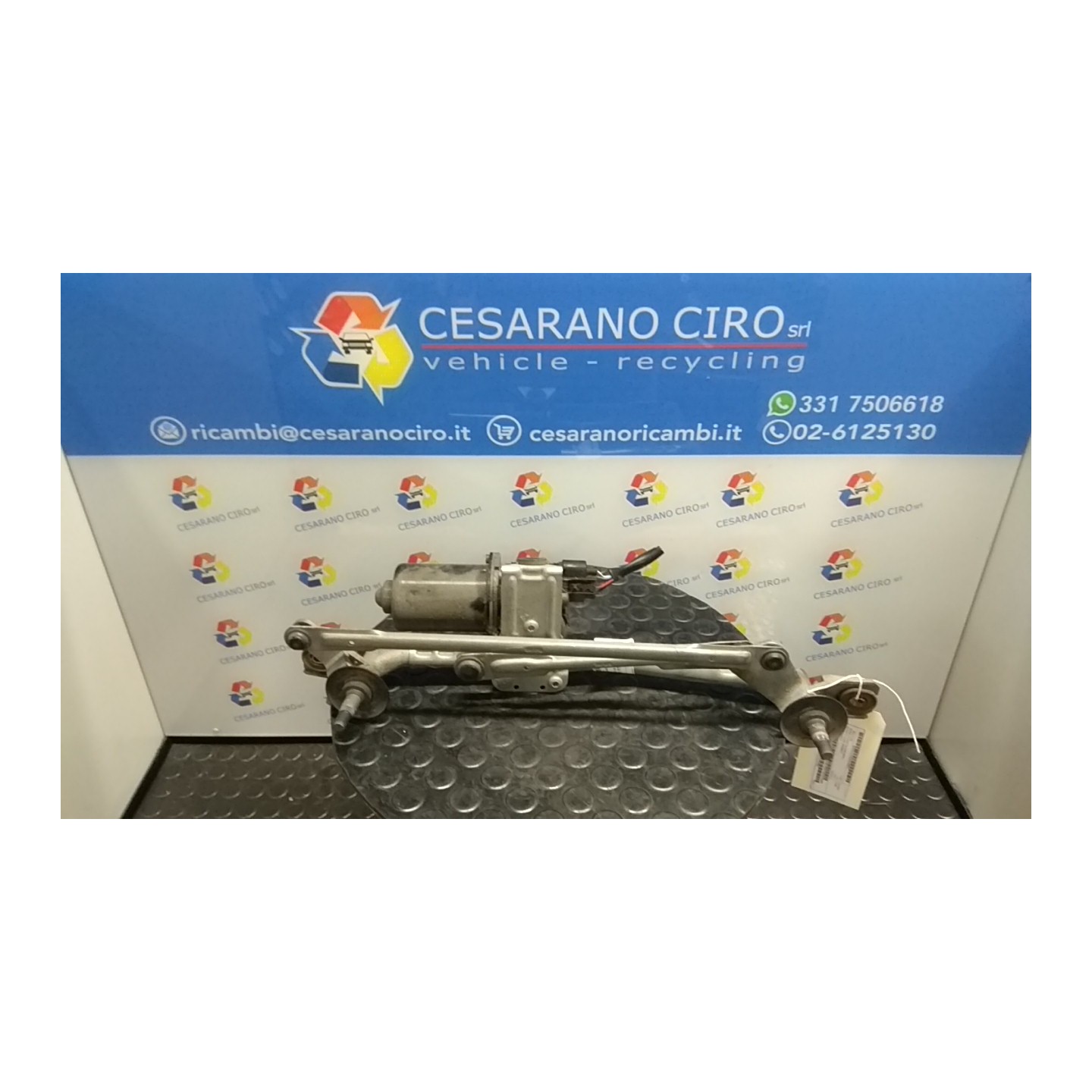 MECCANISMO TERGIPARABREZZA CON MOTORINO 072 KIA PICANTO 2A SERIE (05/11-) G3LA NB3753075025001
