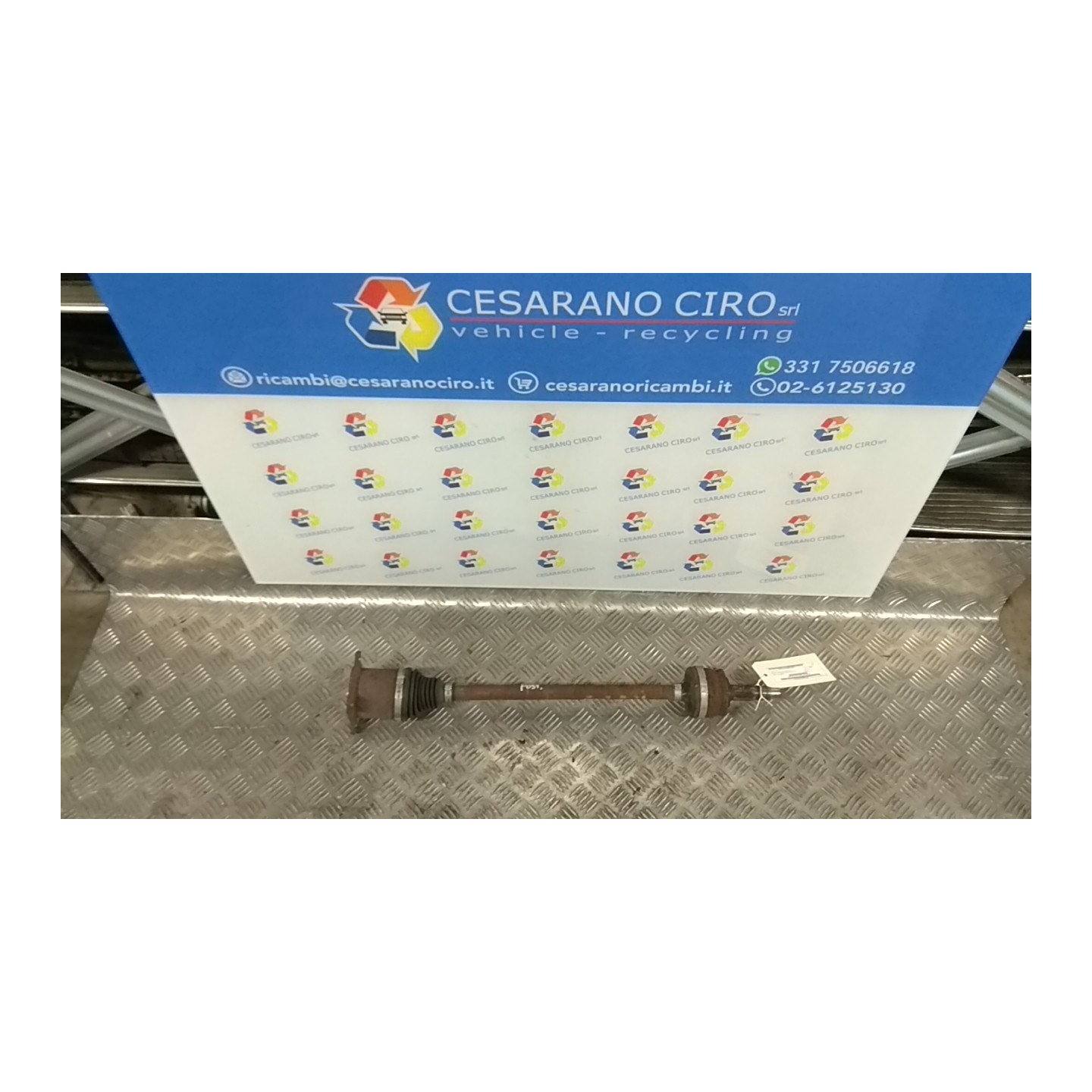 SEMIALBERO POST. COMPL. DX. 104 FIAT PANDA CROSS (33) (09/14-) 312A7000 52044145