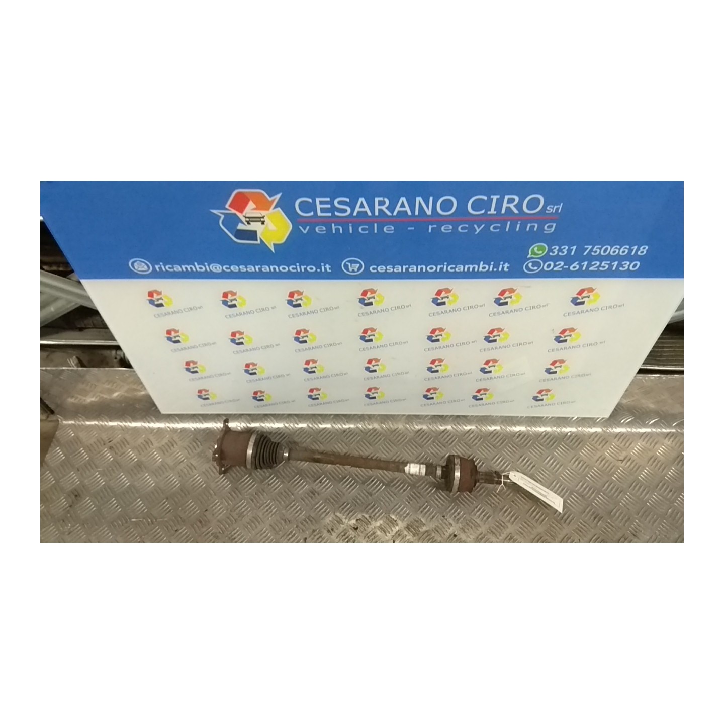 SEMIALBERO POST. COMPL. SX. 105 FIAT PANDA CROSS (33) (09/14-) 312A7000 52044144