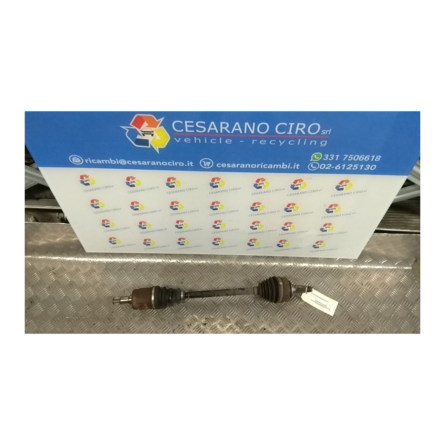 SEMIALBERO ANT. COMPL. SX. 123 HONDA JAZZ 2A SERIE (10/08-) L13Z1 44306TF0J00