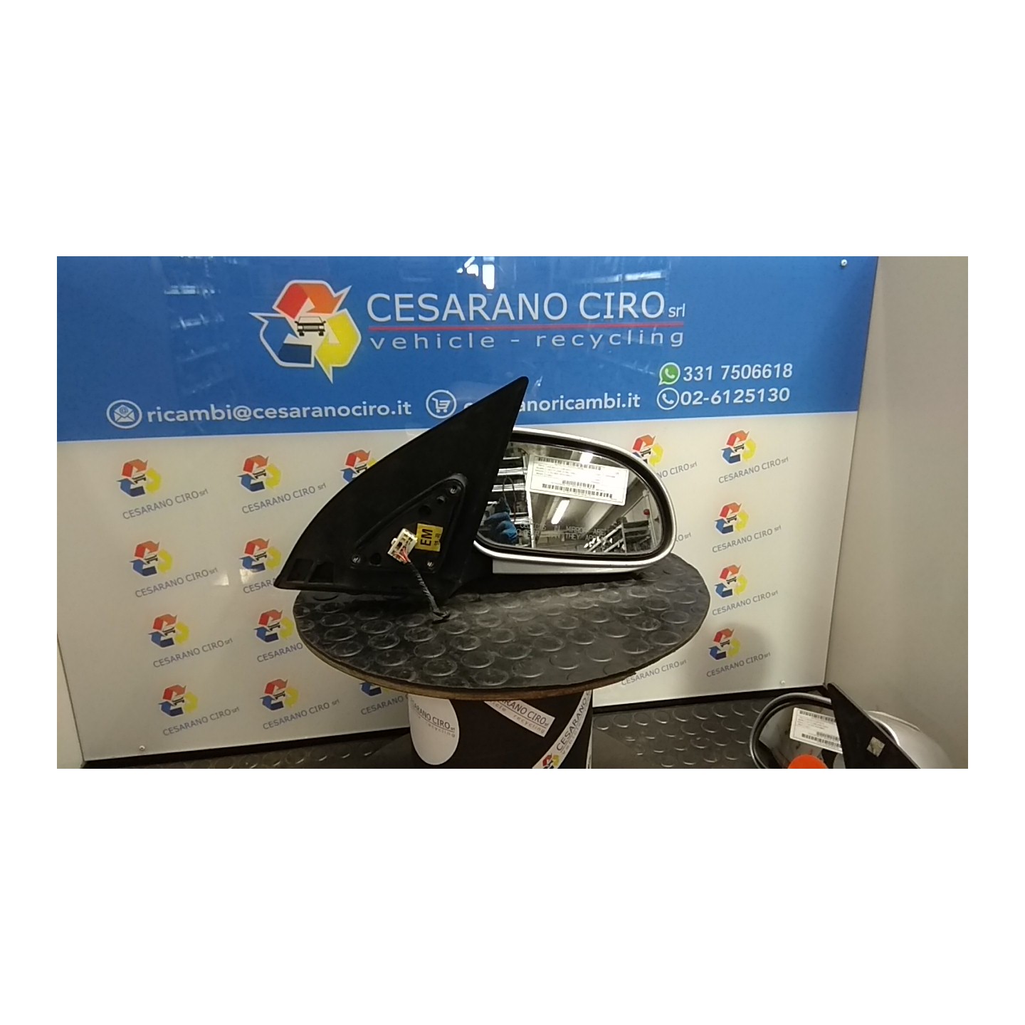 RETROVISORE EST. REGOLAZ. ELETTR. DX. 165 CHEVROLET (DAEWOO) LACETTI (J200) (01/05-12/10) F14D3 96615018