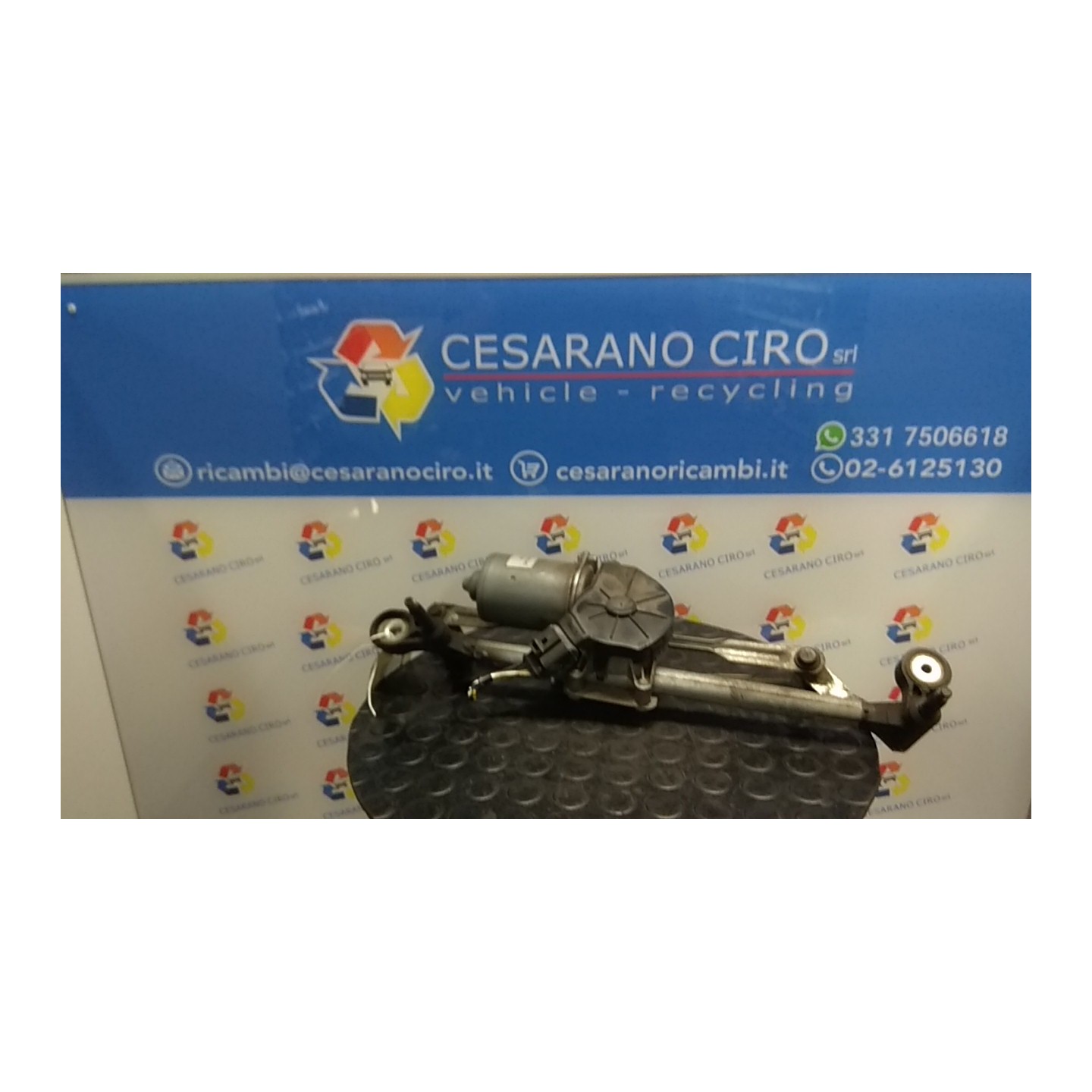 MECCANISMO TERGIPARABREZZA CON MOTORINO 078 OPEL CORSA (S07) (07/06-02/11) Z12XEP 13182340