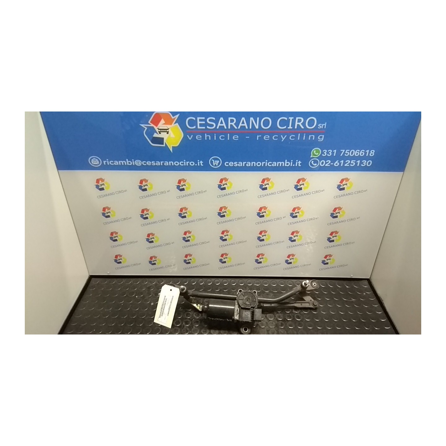 MECCANISMO TERGIPARABREZZA CON MOTORINO 043 KIA PICANTO 1A SERIE (02/04-10/08 G4HG NB3753075010001