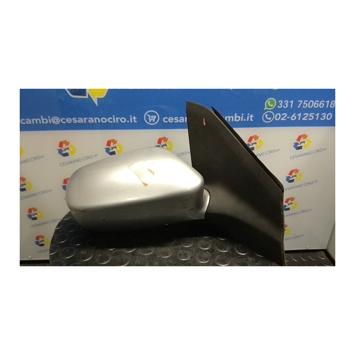 RETROVISORE EST. REGOLAZ. ELETTR. TERMICO ARGENTO DX. 043 HONDA CIVIC 7A SERIE (03/01-12/05) D14Z6 76200S5SG71ZD